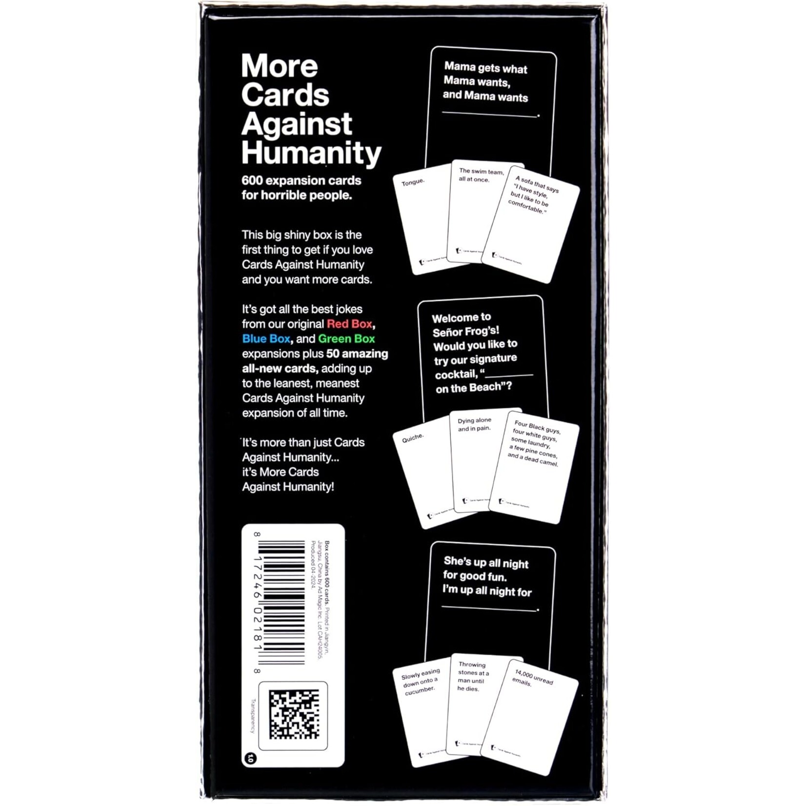 Cards Against Humanity LLC More Cards Against Humanity Expansion