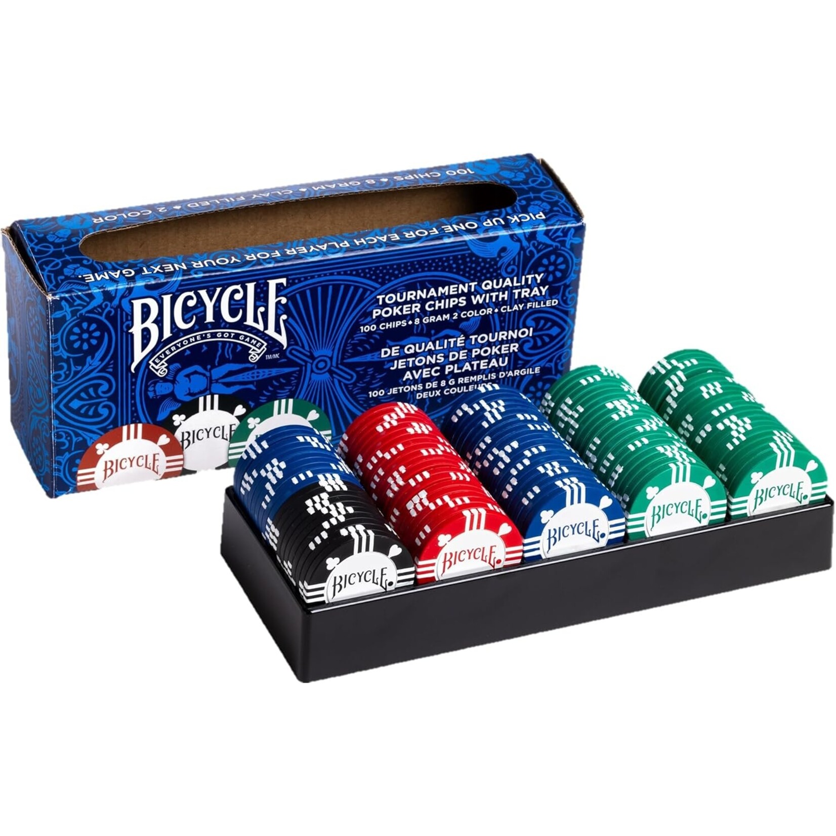 Bicycle Poker Chips 8 gram (100)