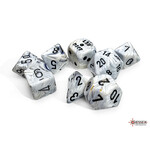 Chessex Lab Dice Marble Calcite/Blue 7-Set with Bonus D6