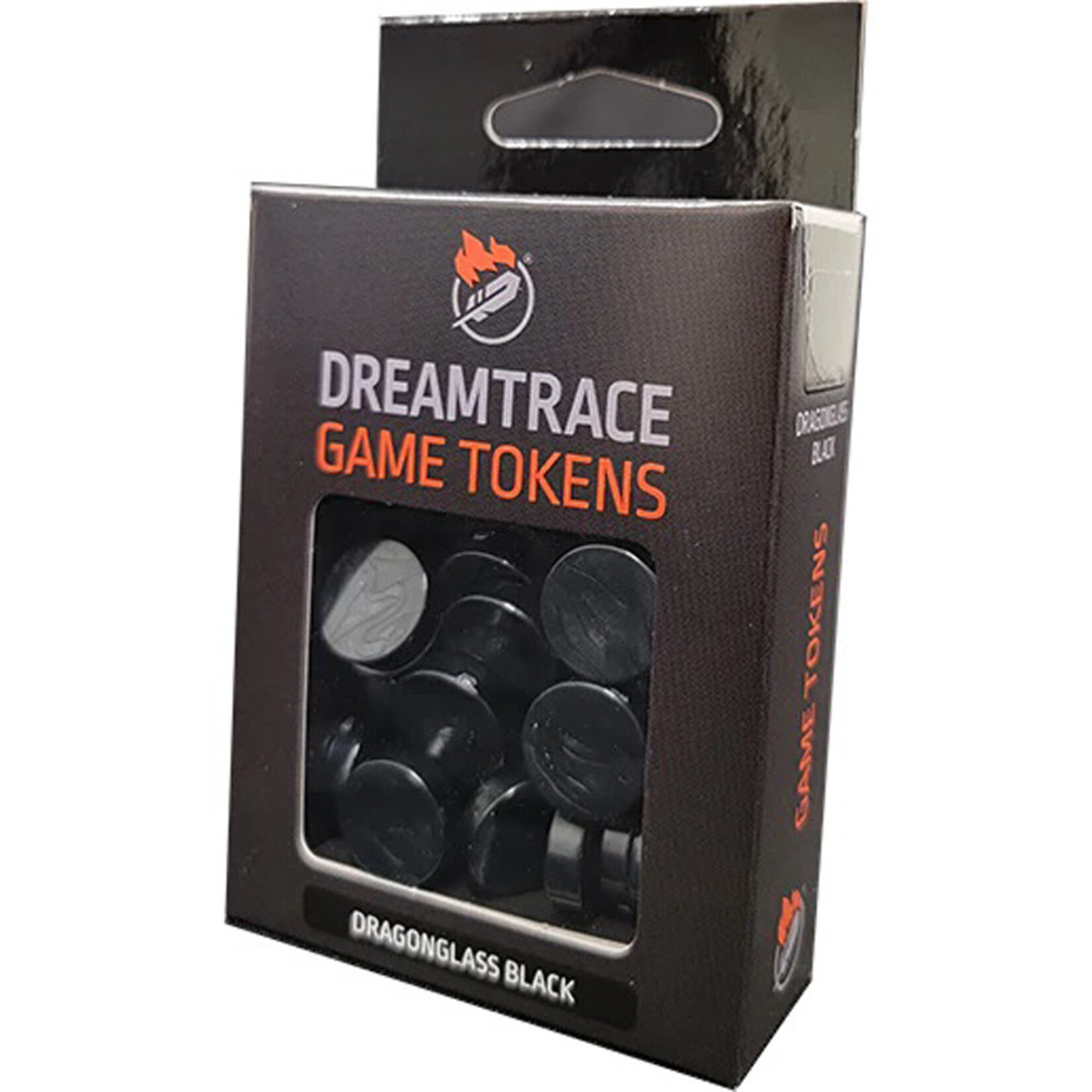 Ghost Galaxy DreamTrace Gaming Tokens: Dragonglass Black (40)
