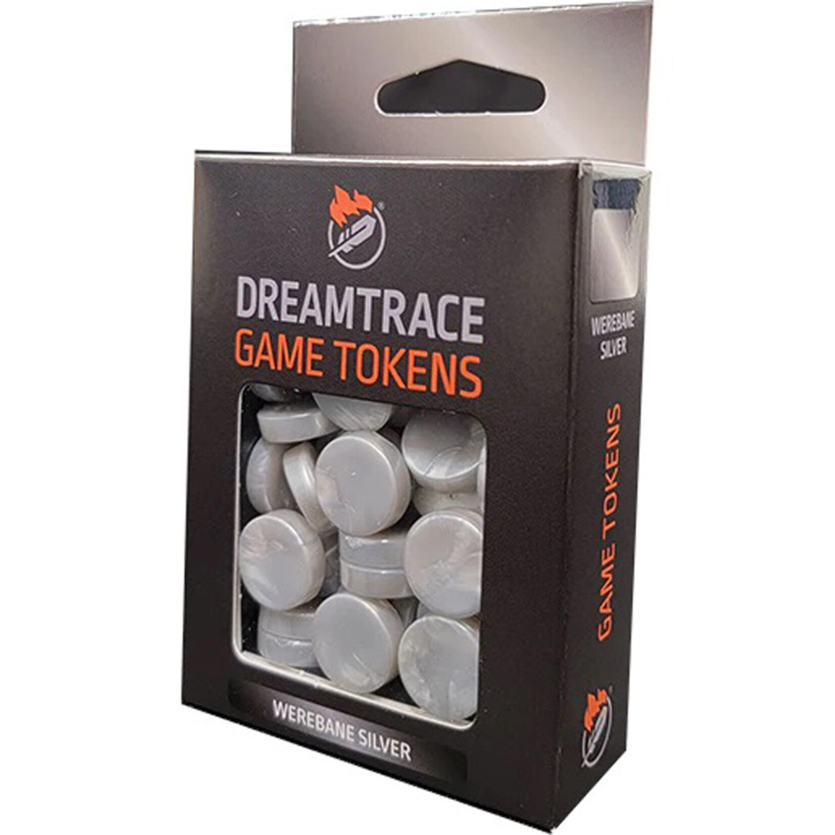 Ghost Galaxy DreamTrace Gaming Tokens: Werebane Silver (40)
