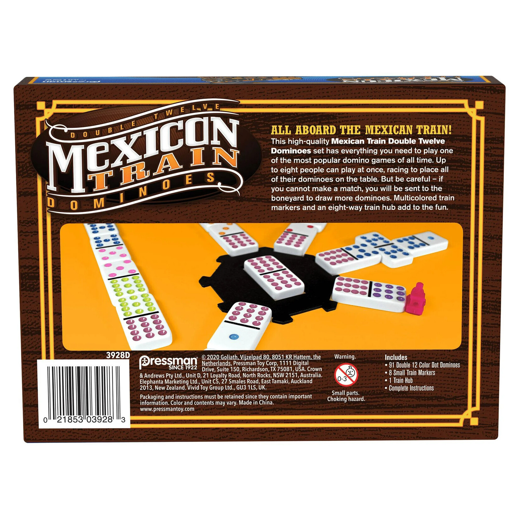 Pressman Toy Corporation Dominoes: Mexican Train Dominoes