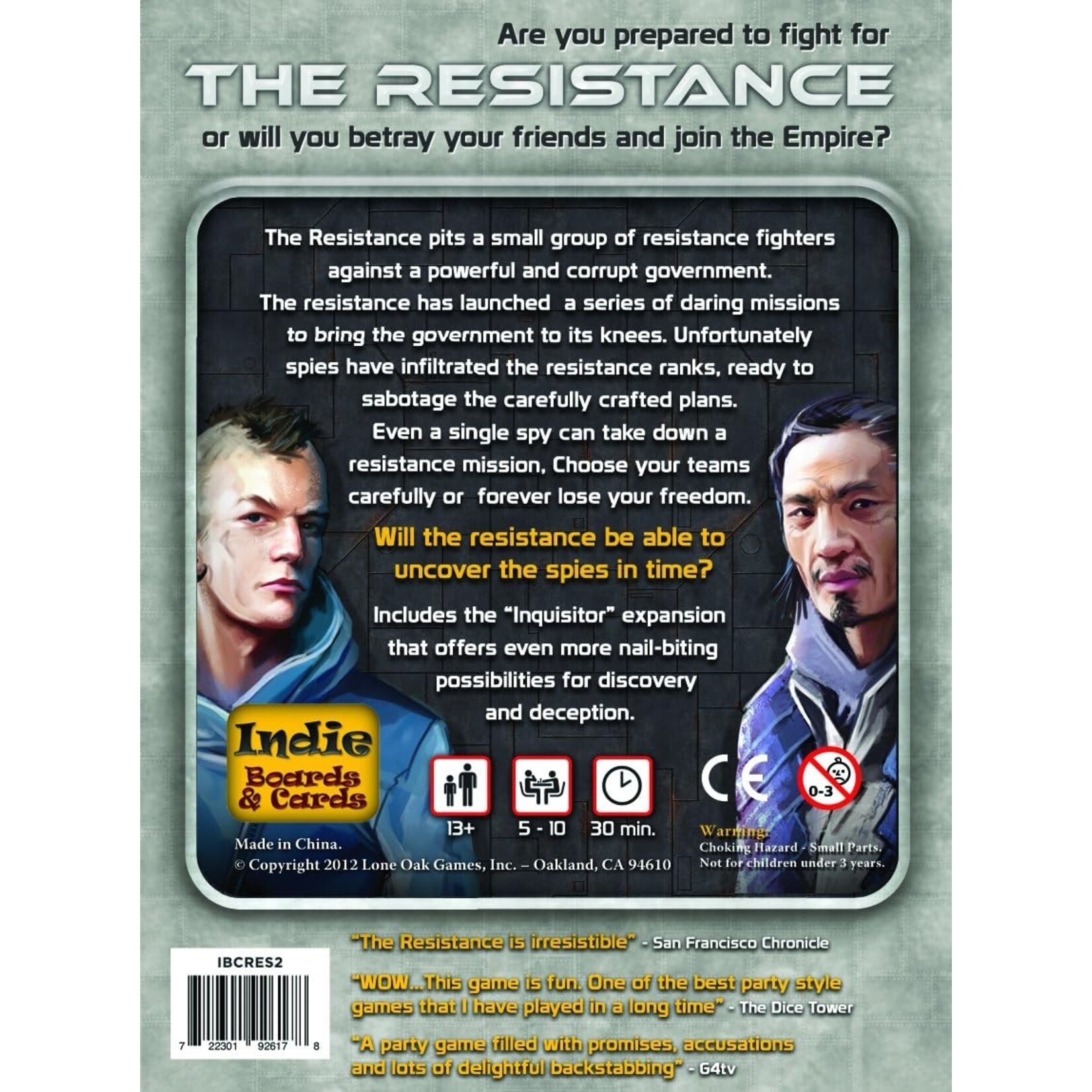 Indie Boards & Cards The Resistance (3rd Edition)