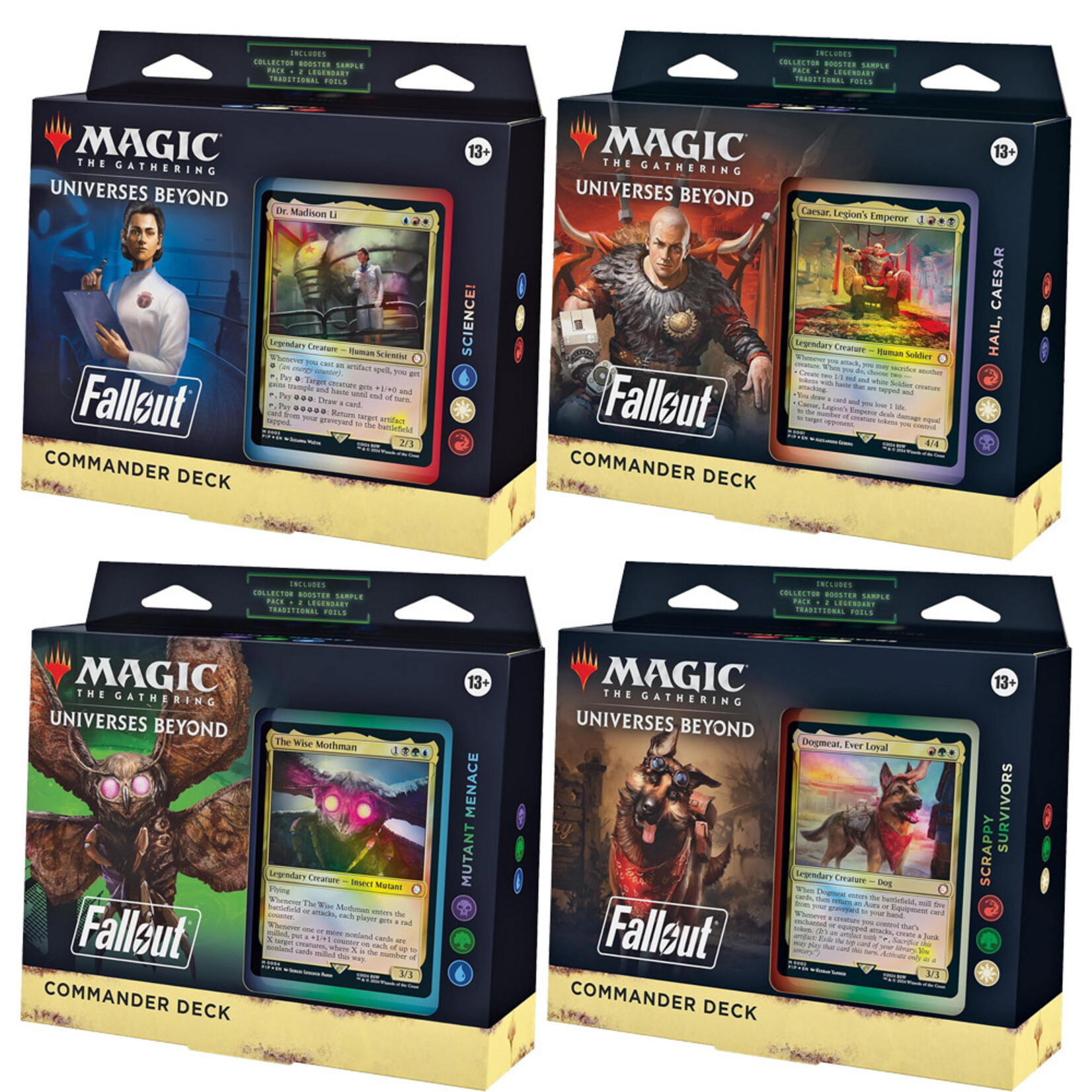 Wizards of the Coast Universes Beyond: Fallout Commander Deck