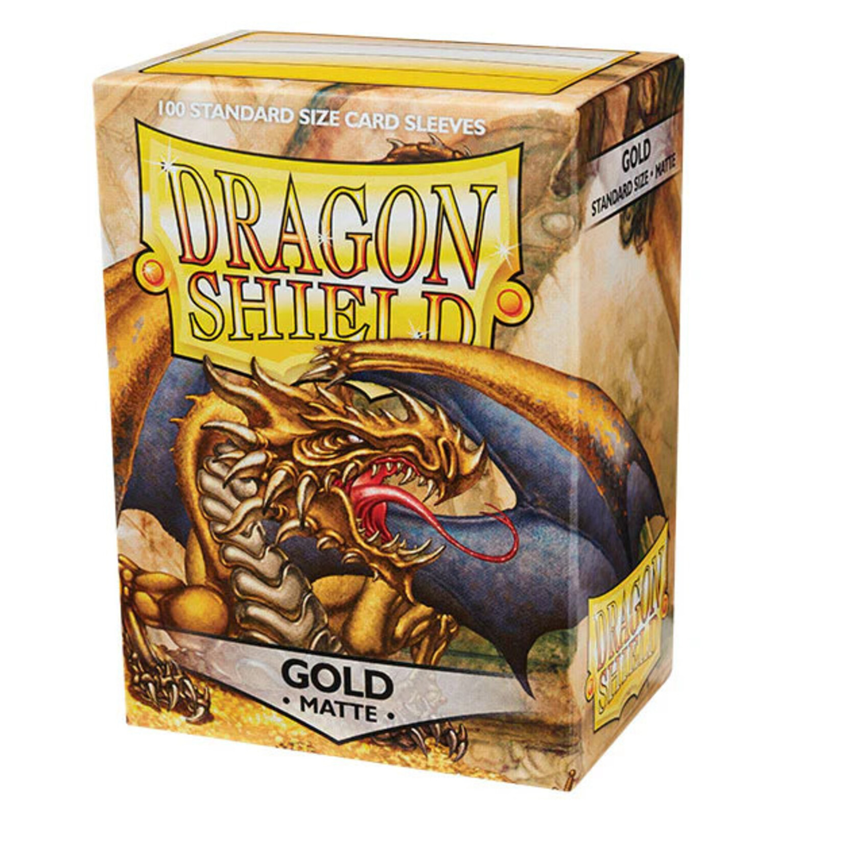 ARCANE TINMEN Dragon Shield: (100) Matte Gold