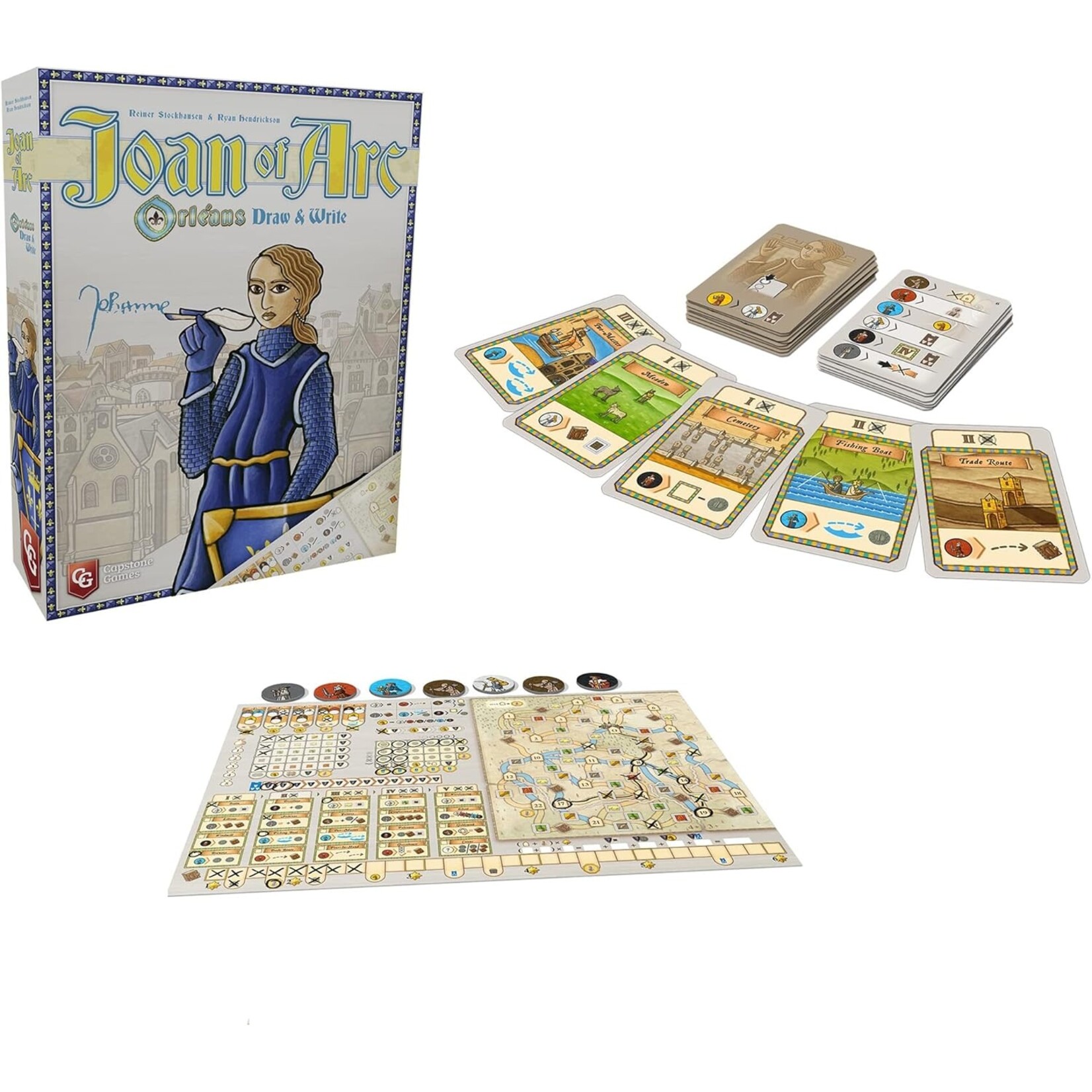 Capstone Games Joan of Arc: Orleans Draw & Write