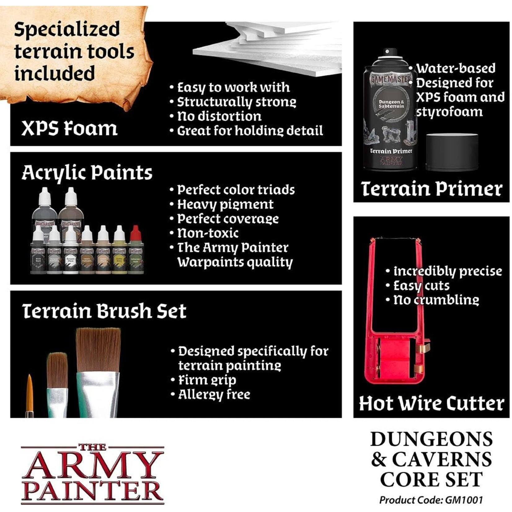 Army Painter GameMaster: Dungeons and Caverns Core Set
