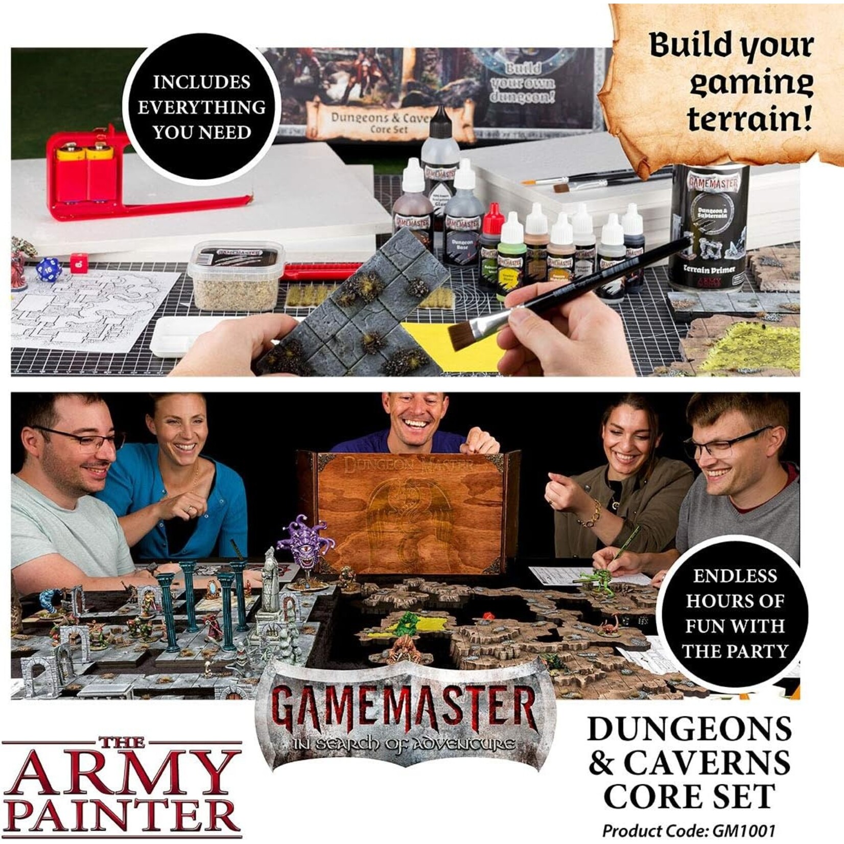 Army Painter GameMaster: Dungeons and Caverns Core Set