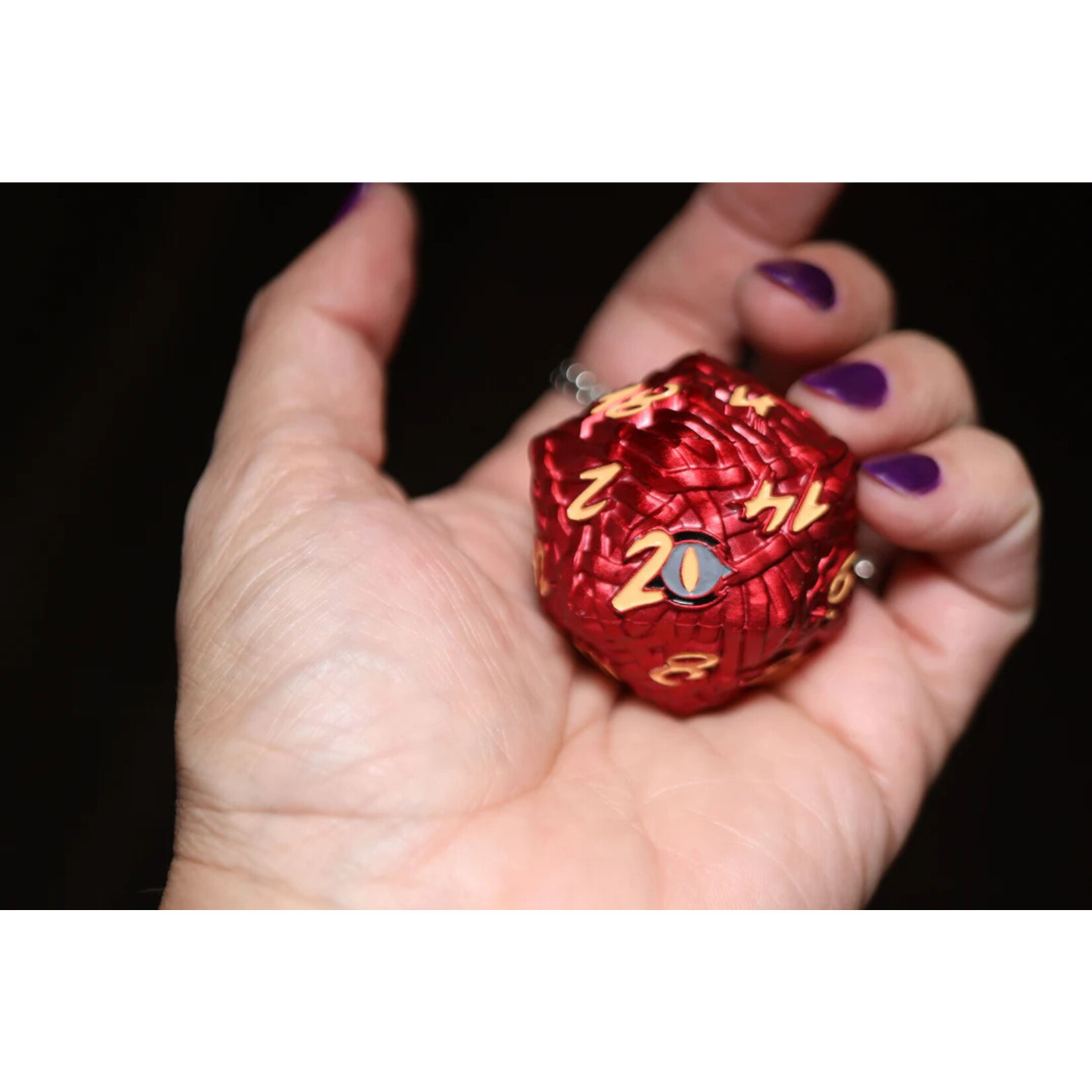 Foam Brain Games Mummy Wraps: Tutankhamun 40mm Metal D20