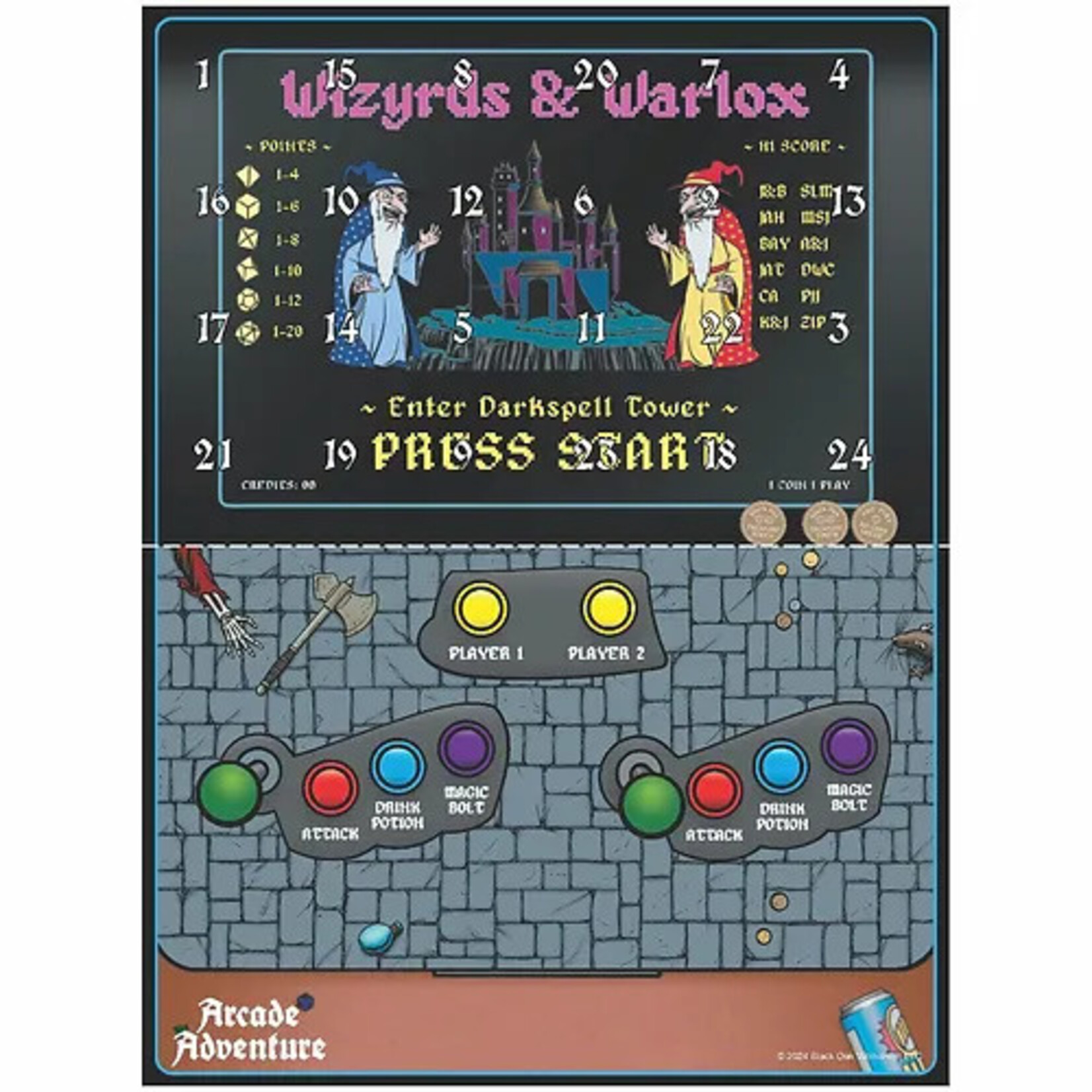 Black Oak Workshop Advent-ure Calendar 14: Arcade Adventure