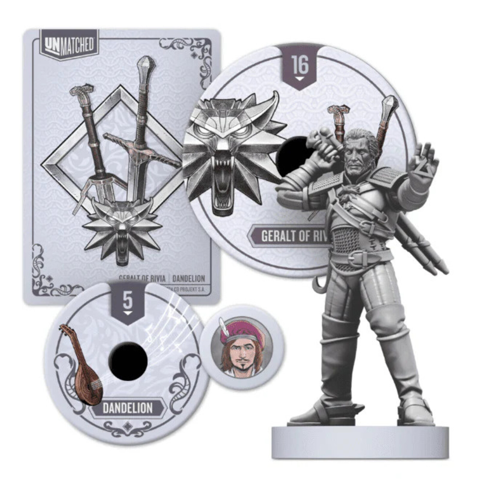 Restoration Games Unmatched: Witcher: Steel & Silver