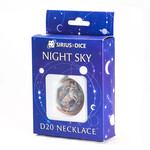 Sirius Dice Necklace: Night Sky d20