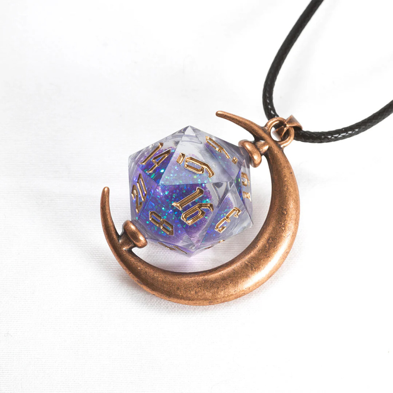Sirius Dice Necklace: Night Sky d20