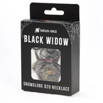 Sirius Dice Necklace: Black Widow d20