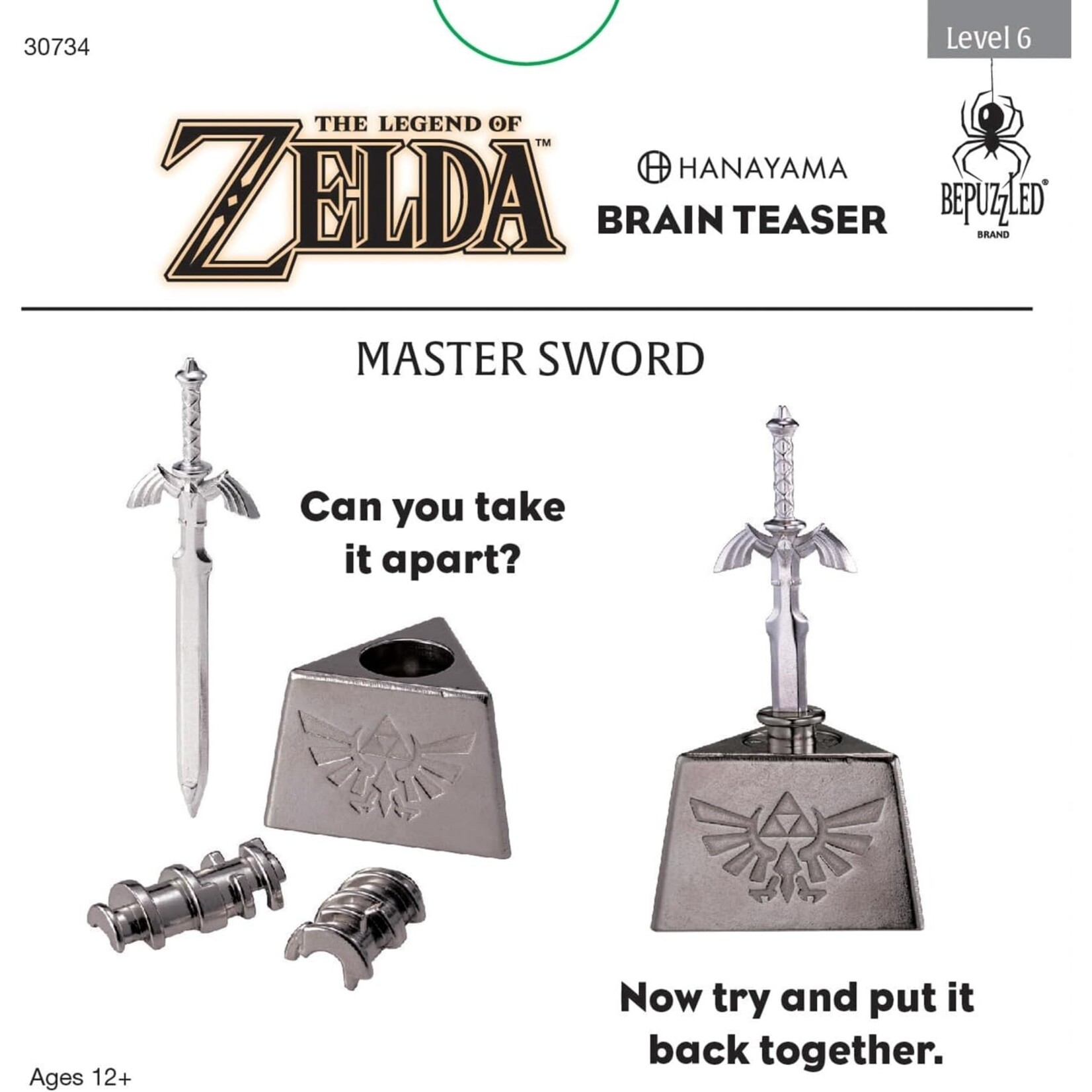 University Games Hanayama: Zelda Master Sword Level 6