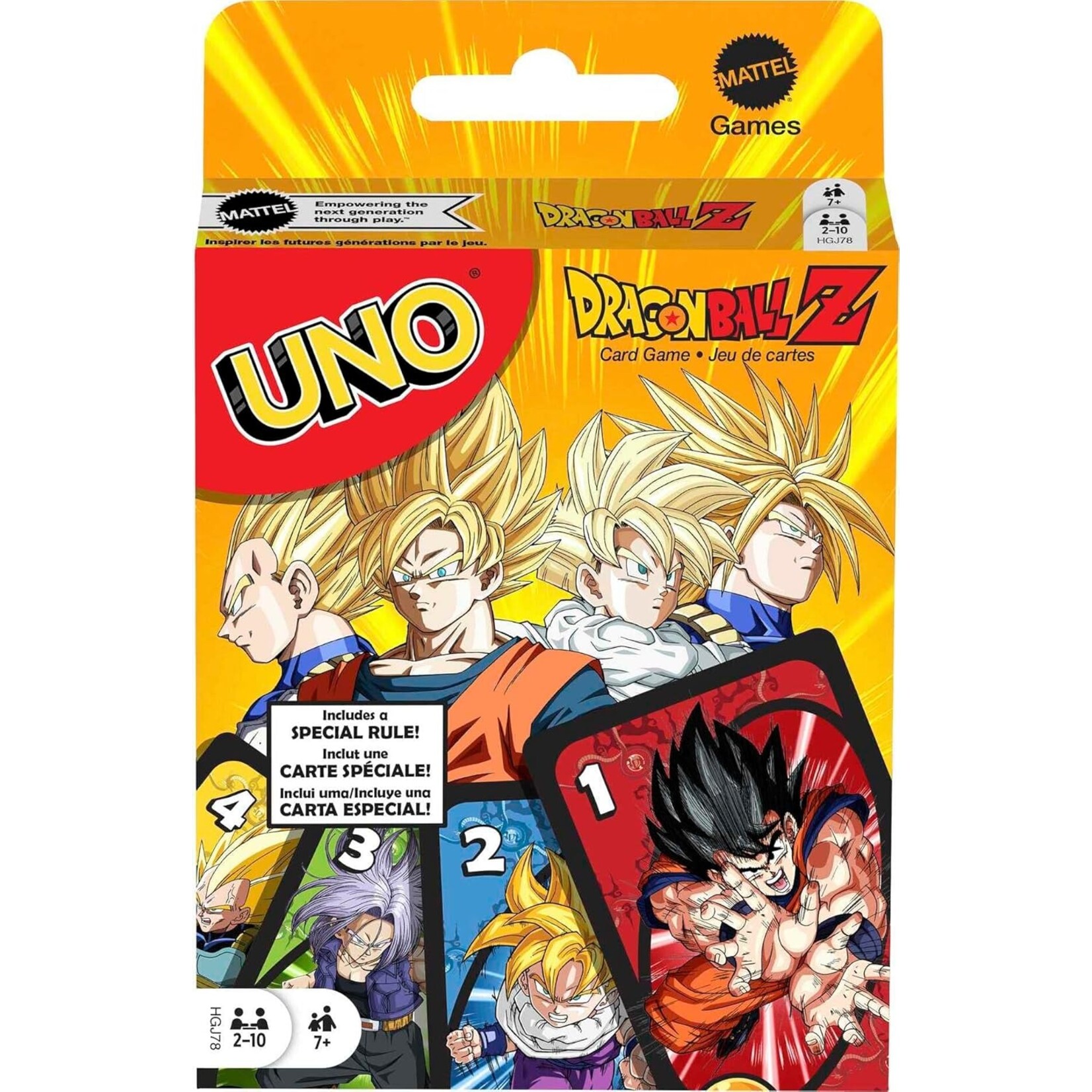 Mattel Games UNO: Dragonball Z