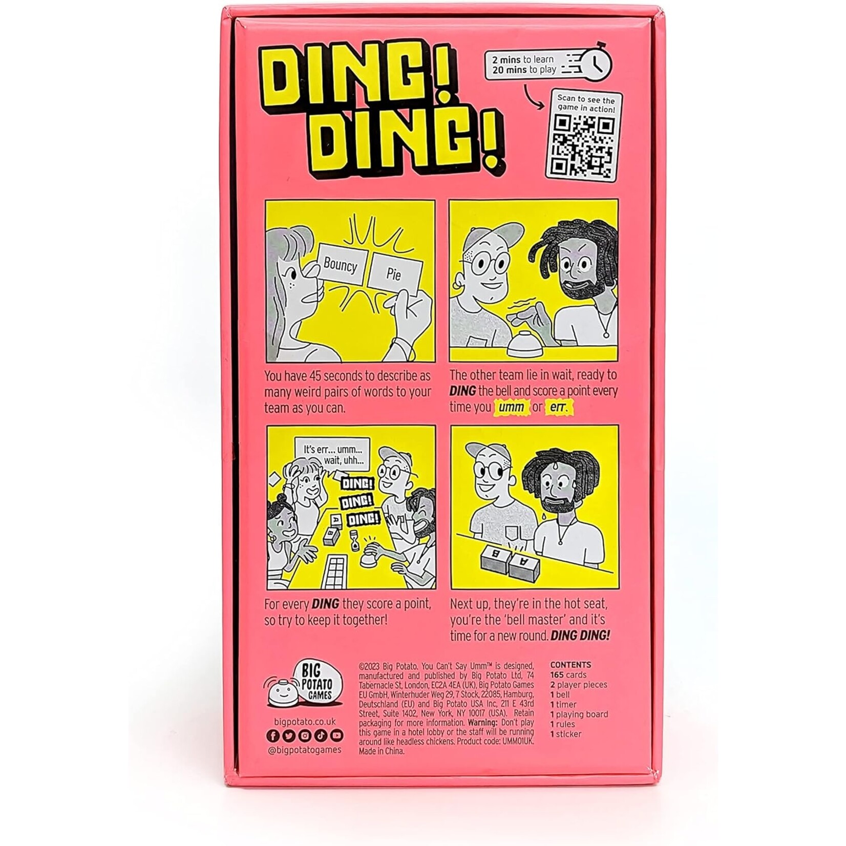 Big Potato Games You Can't Say "Umm"