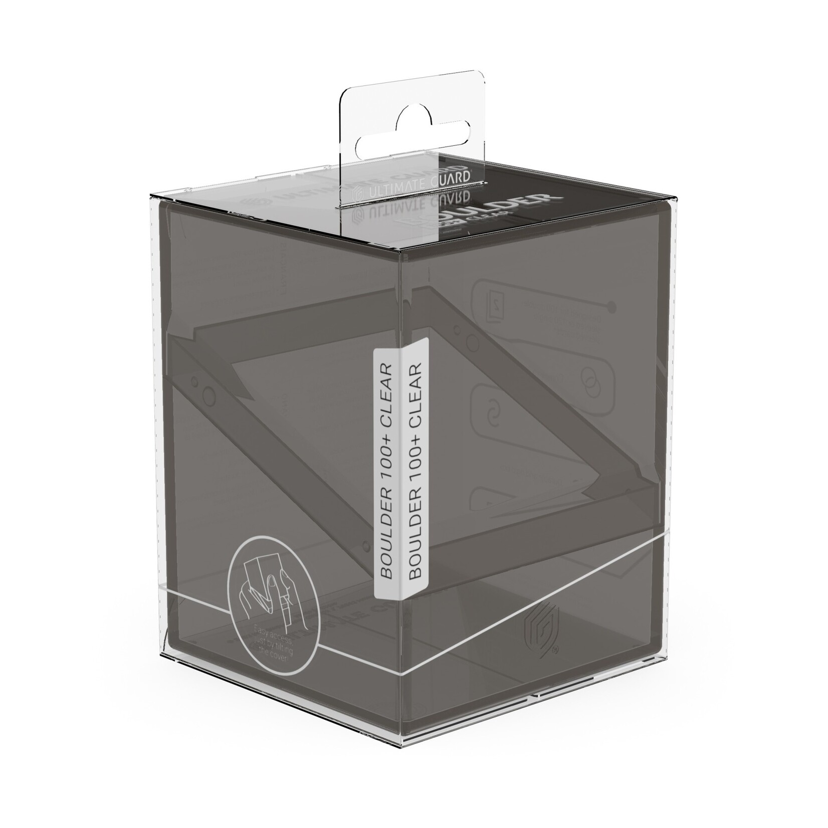 Ultimate Guard Boulder 100+ Deck Case: Clear Onyx