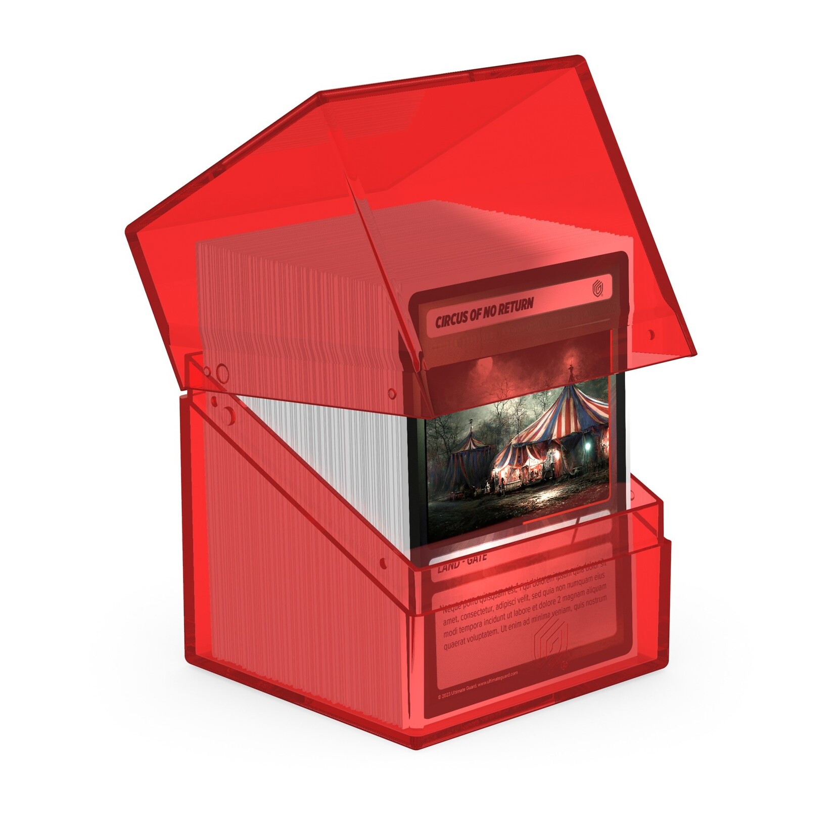 Ultimate Guard Boulder 100+ Deck Case: Ruby
