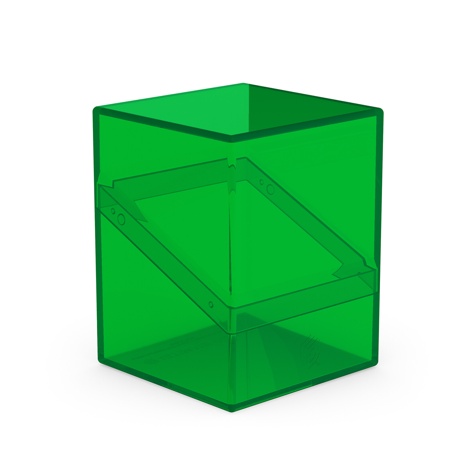 Ultimate Guard Boulder 100+ Deck Case: Clear Emerald