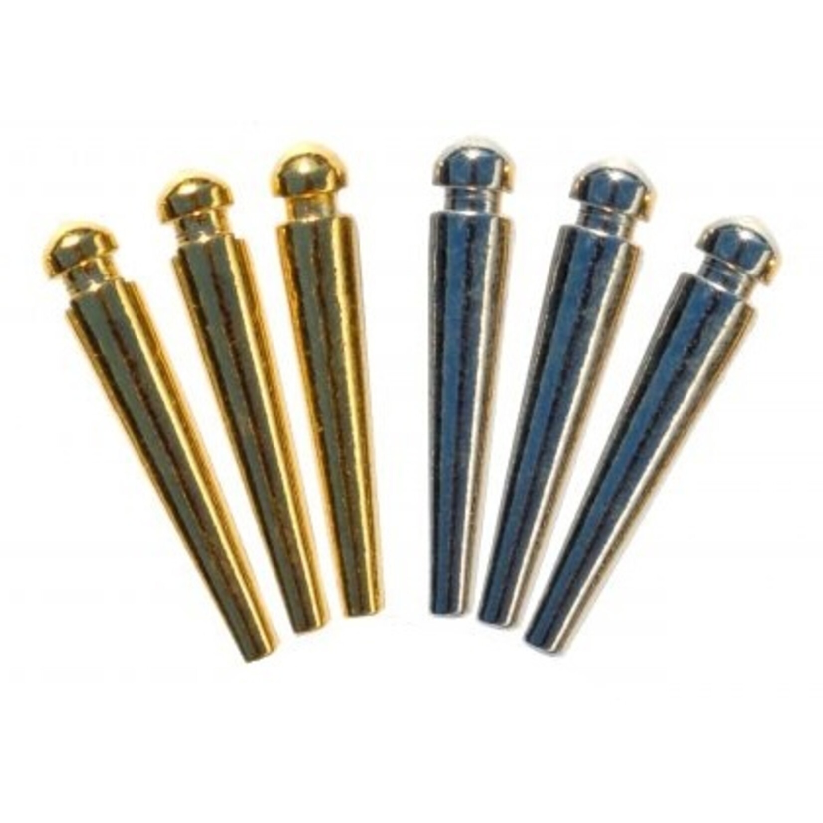 Wood Expressions Cribbage Pegs, 3 Brass 3 Silver