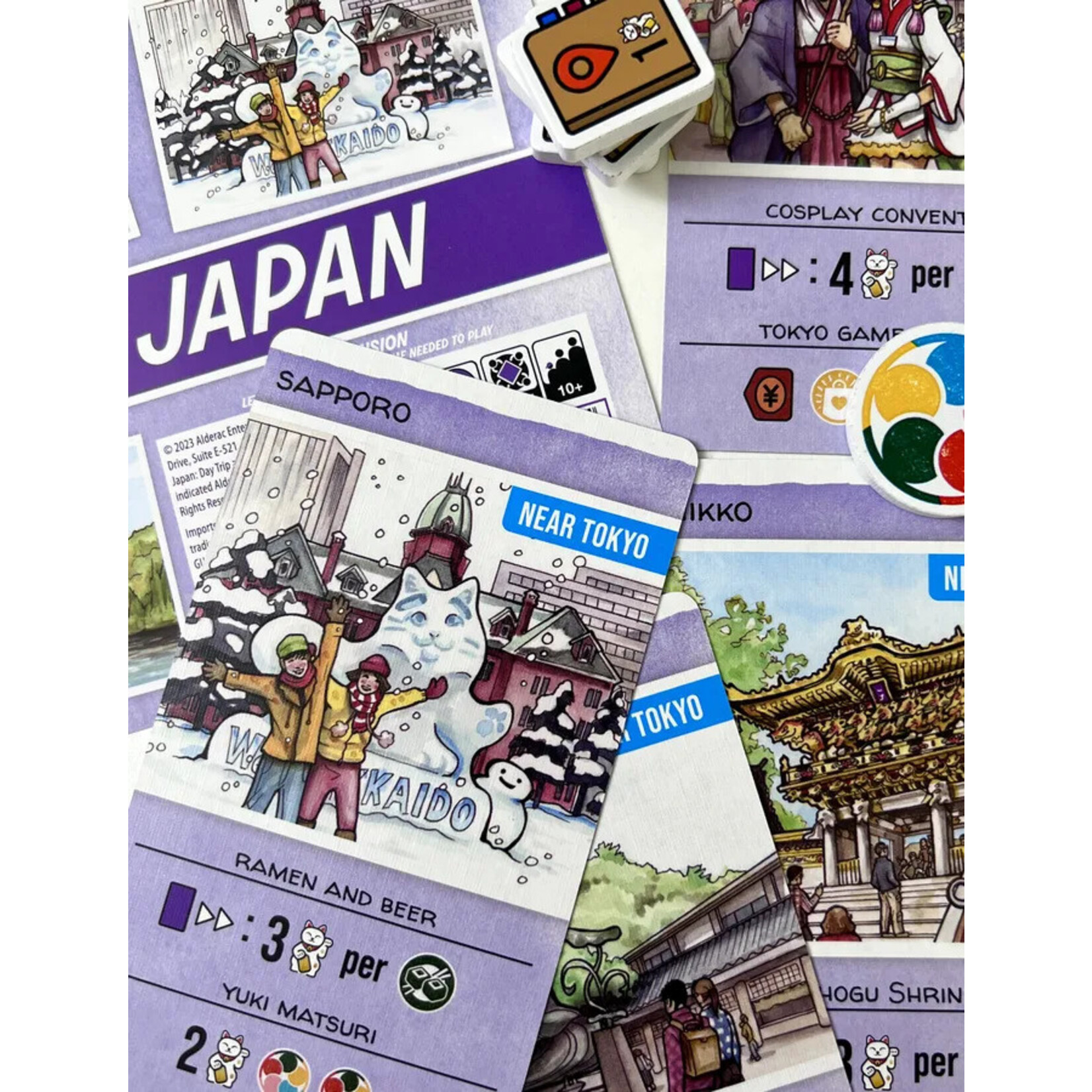 Alderac Entertainment Group (AEG) Let's Go! to Japan: Day Trip Expansion