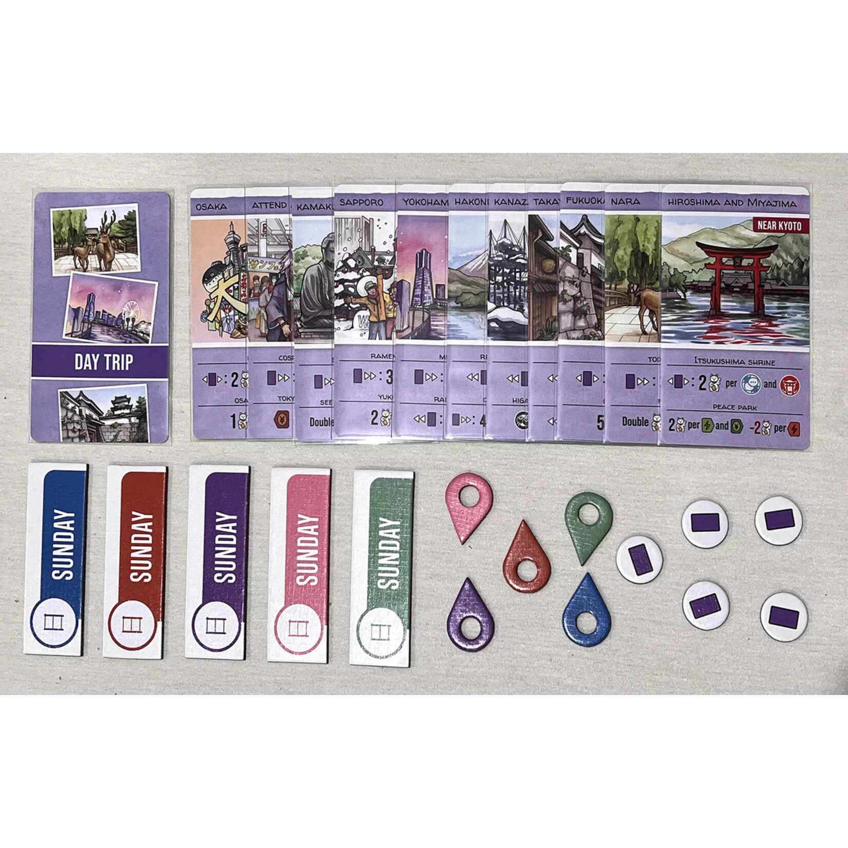 Alderac Entertainment Group (AEG) Let's Go! to Japan: Day Trip Expansion
