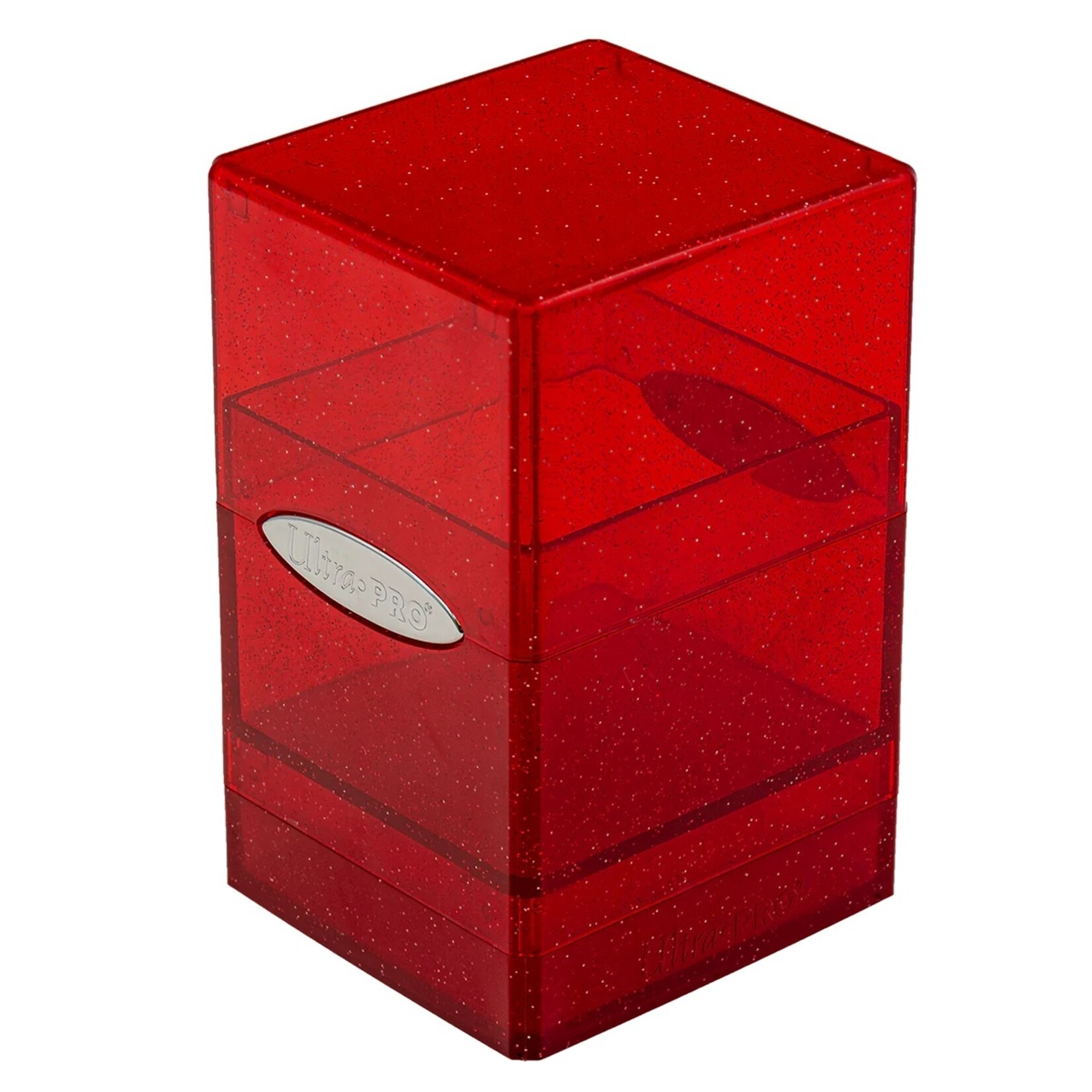 Ultra Pro Satin Tower: Glitter Red