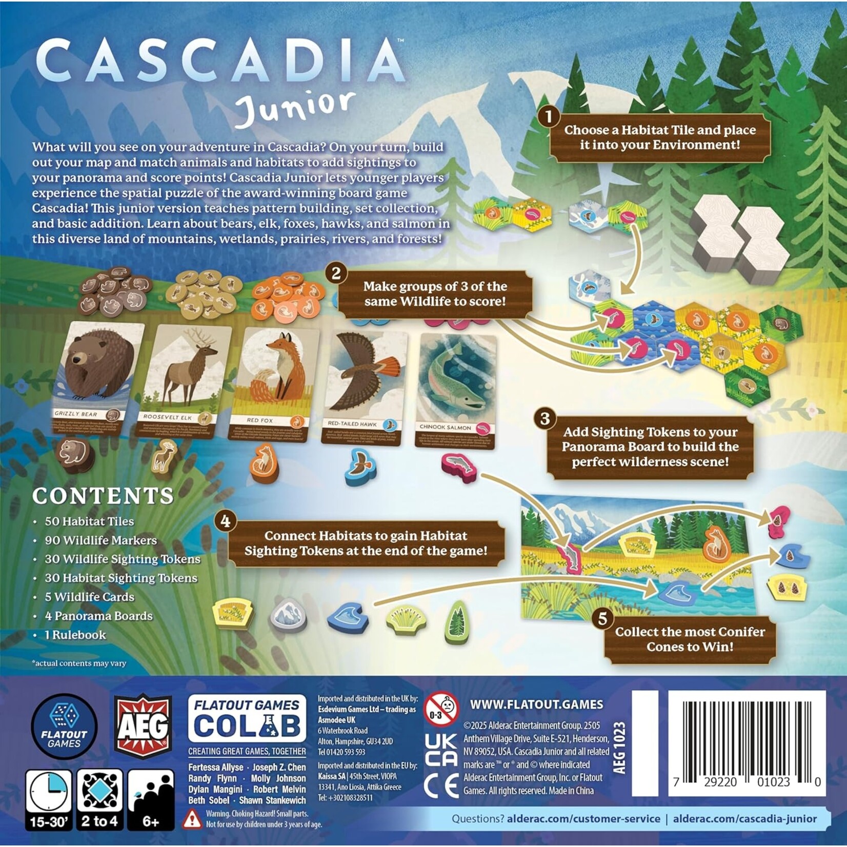 Alderac Entertainment Group (AEG) Cascadia junior