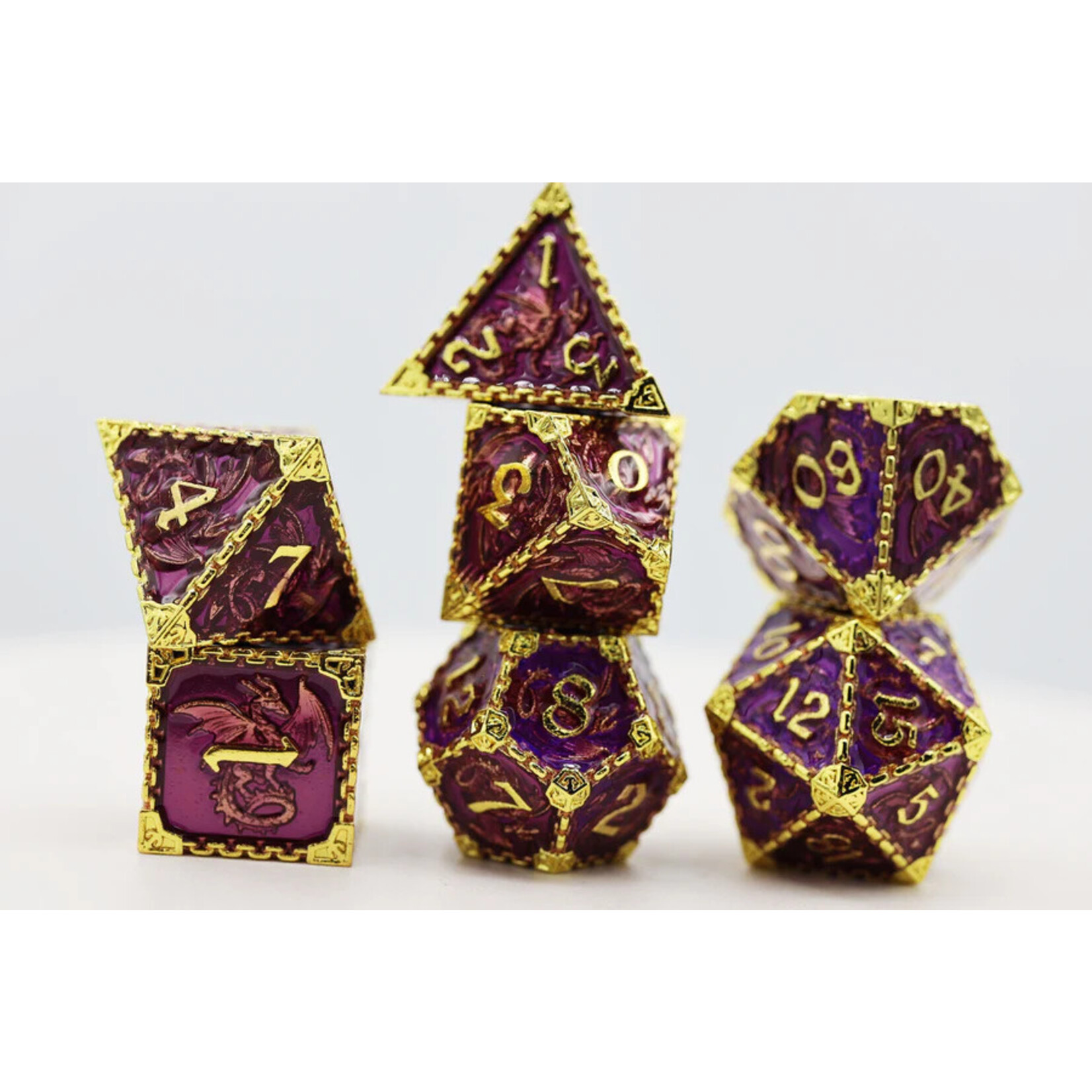 Foam Brain Games Chained Dragon: Royal with Gold Metal 7-Set