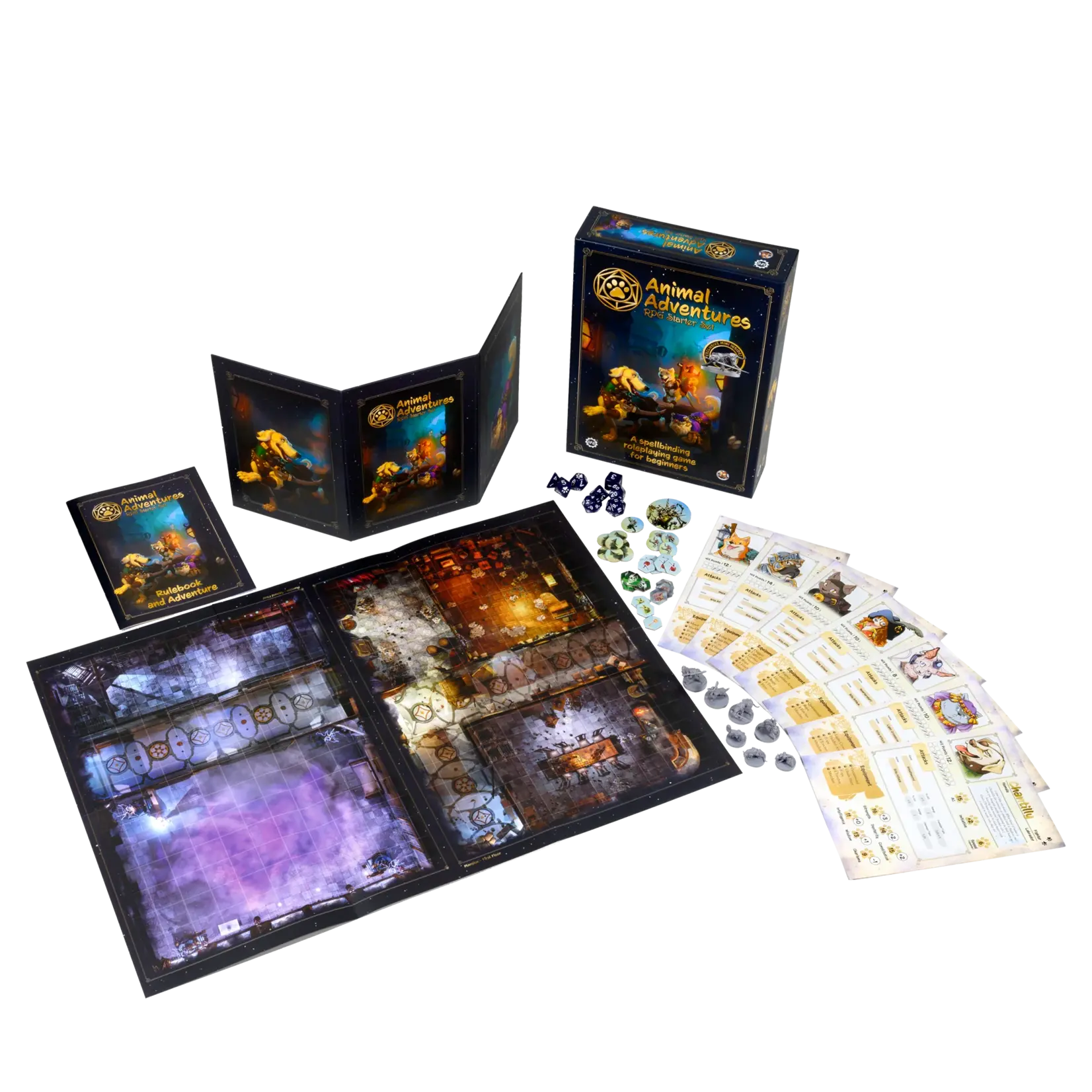Steamforged Games, Ltd. Animal Adventures: RPG Starter Set