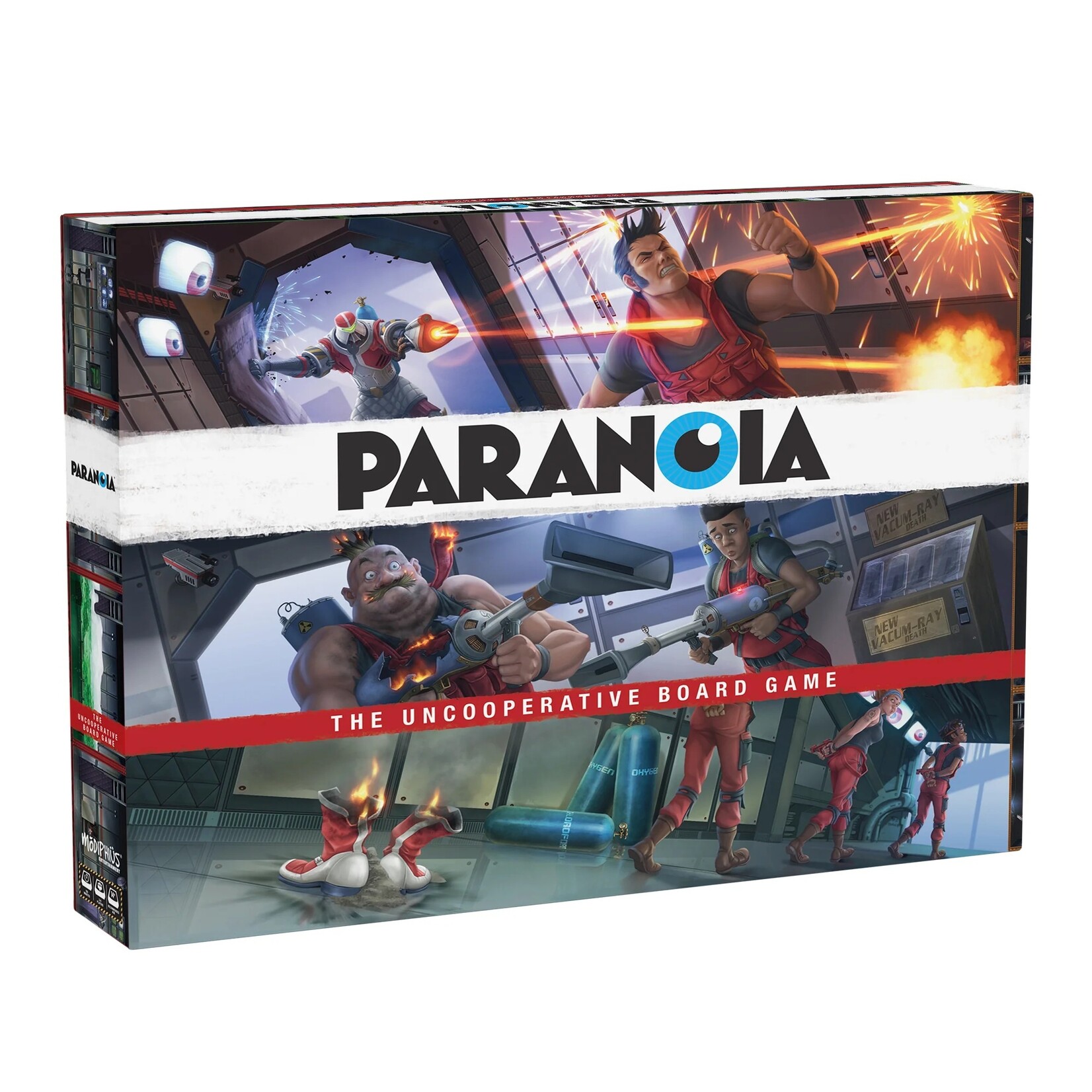 Modiphius Entertainment Paranoia: The Uncooperative Board Game