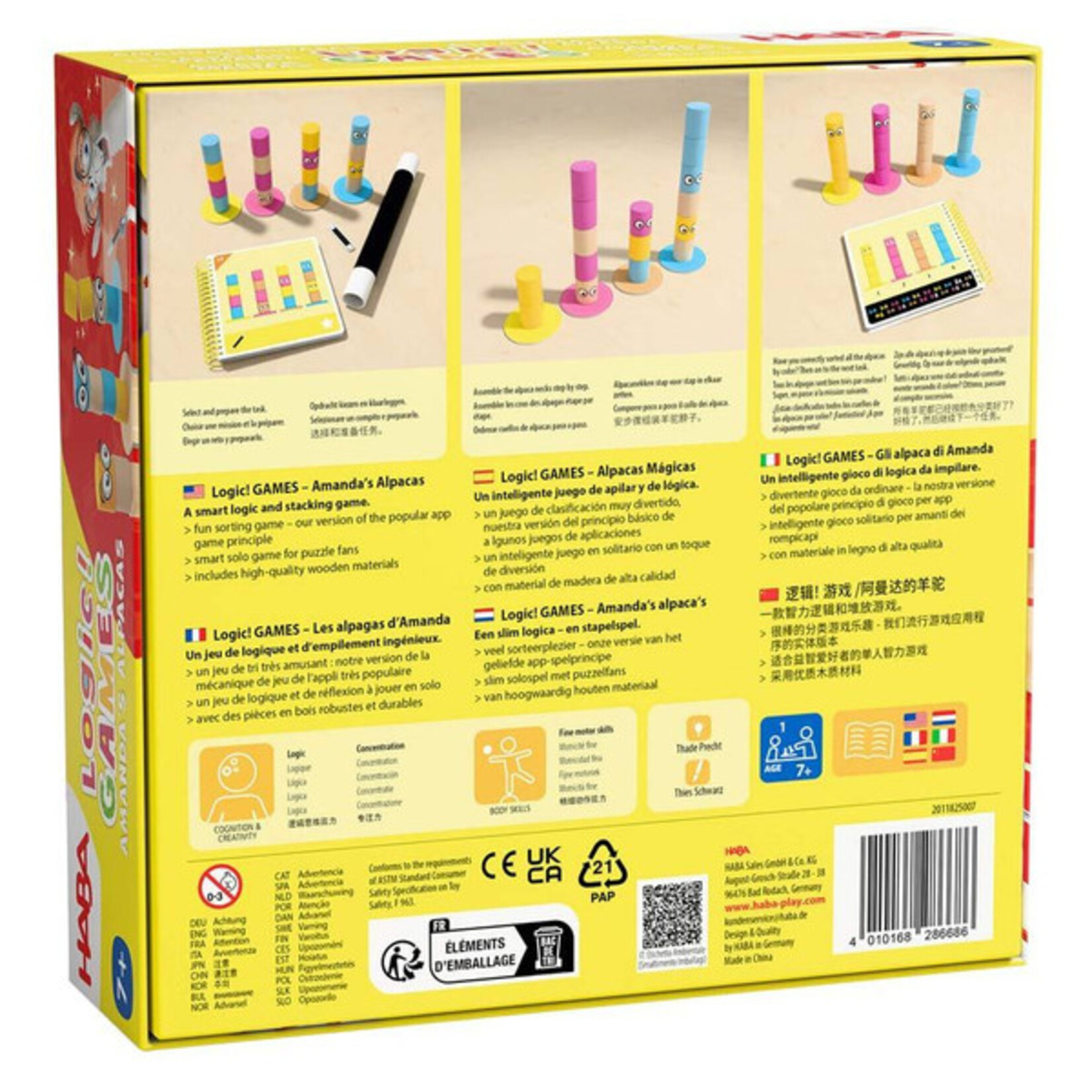 Haba USA Logic! Games: Amanda’s Alpacas