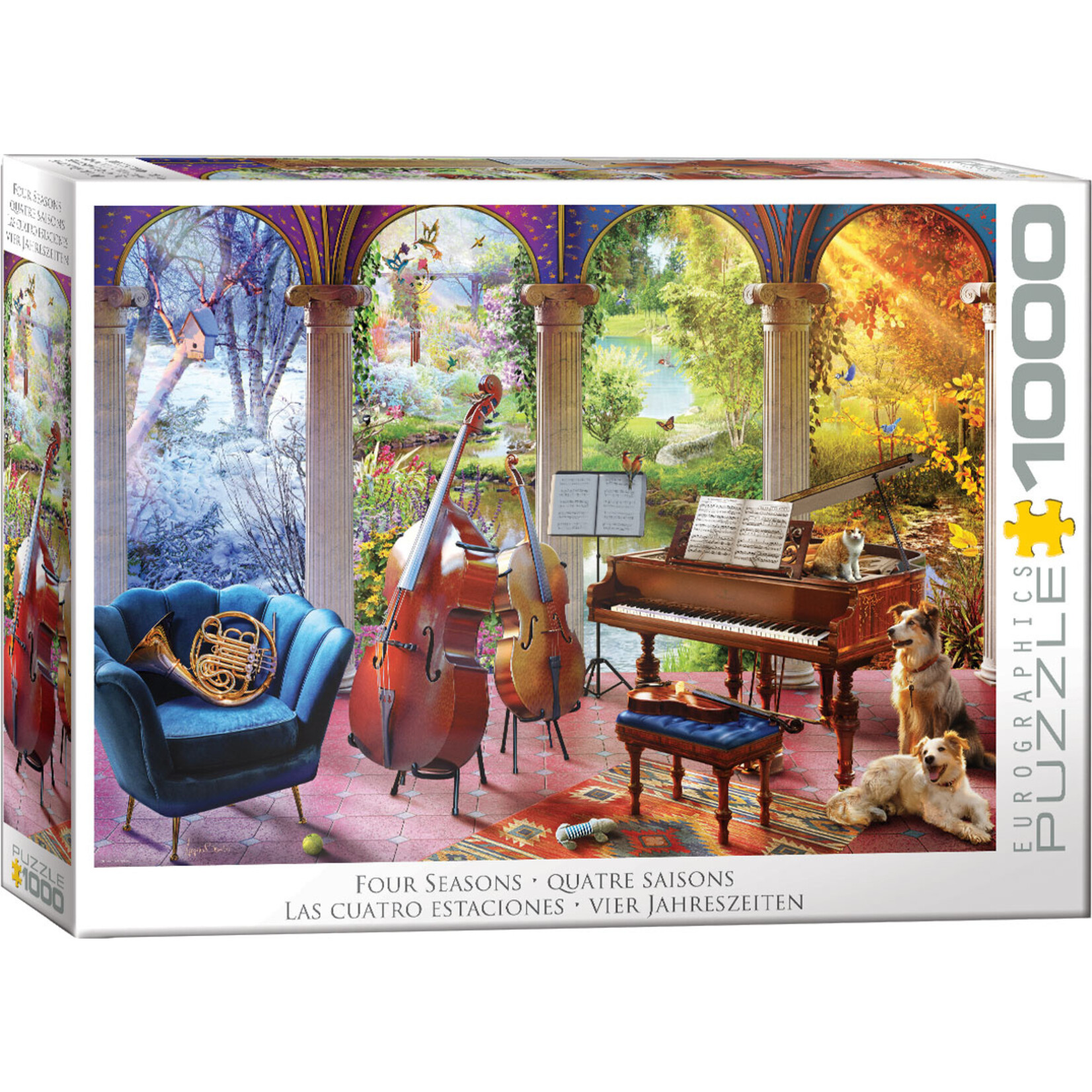 EuroGraphics Puzzles The Four Seasons of Music 1000pc