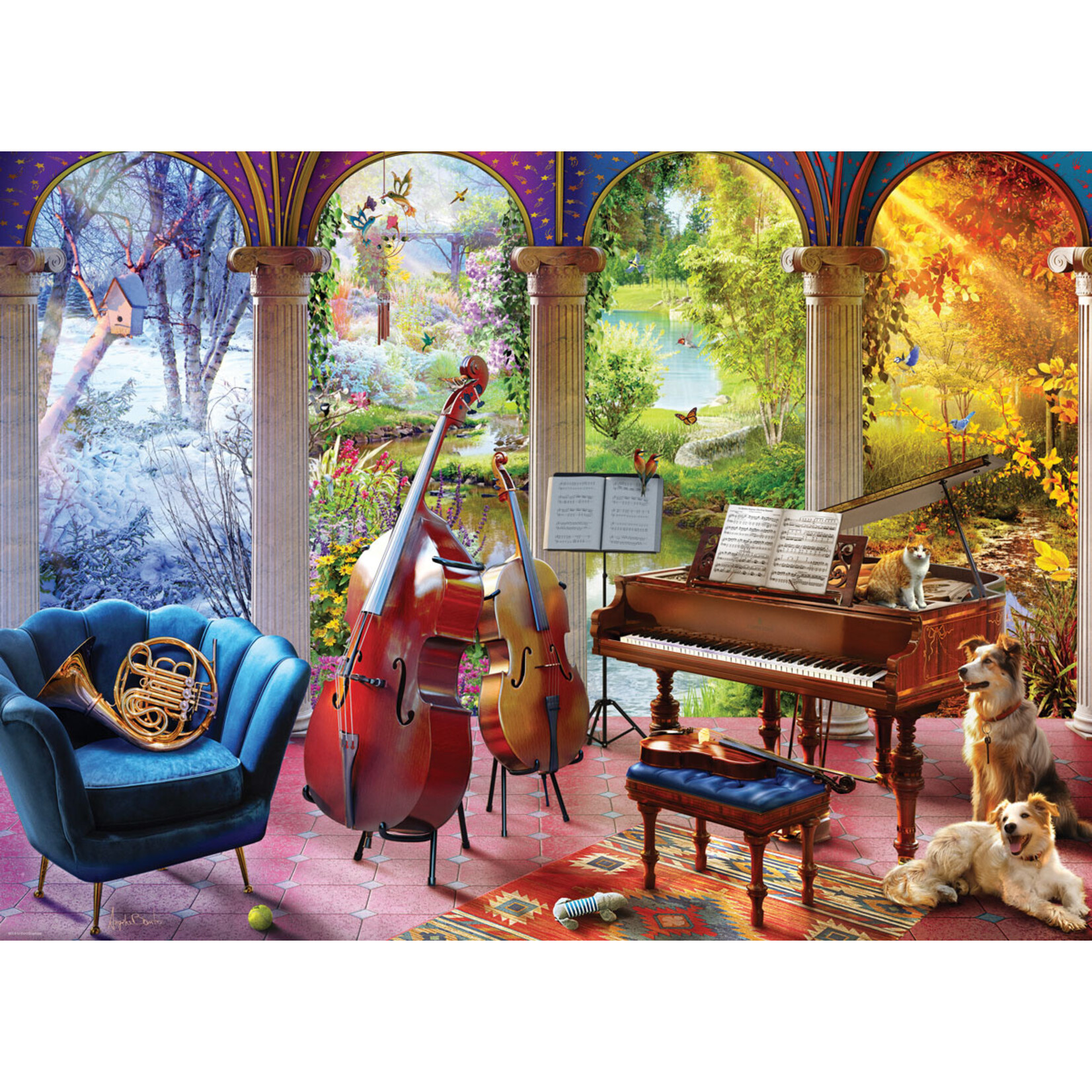 EuroGraphics Puzzles The Four Seasons of Music 1000pc