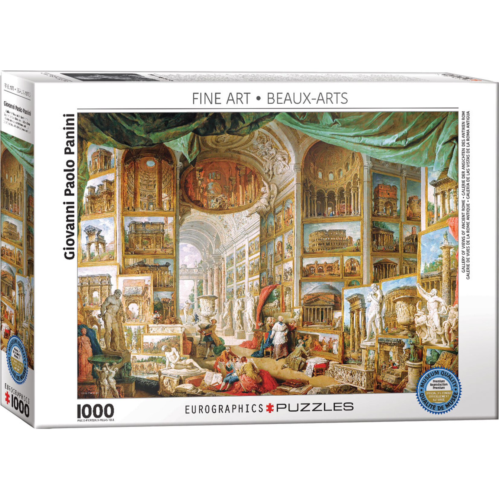EuroGraphics Puzzles Gallery of Views of Ancient Rome 1000pc