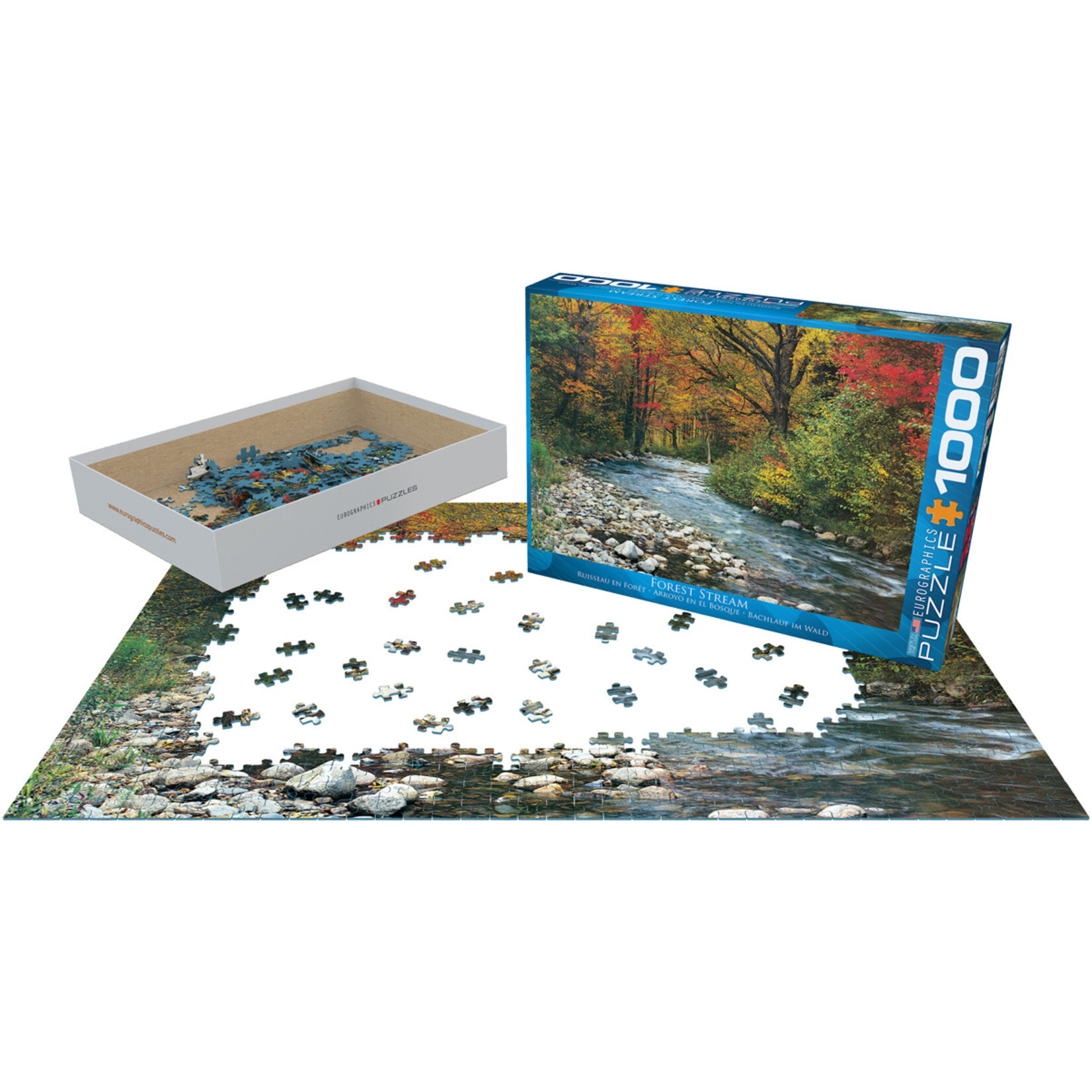 EuroGraphics Puzzles Forest Stream 1000pc