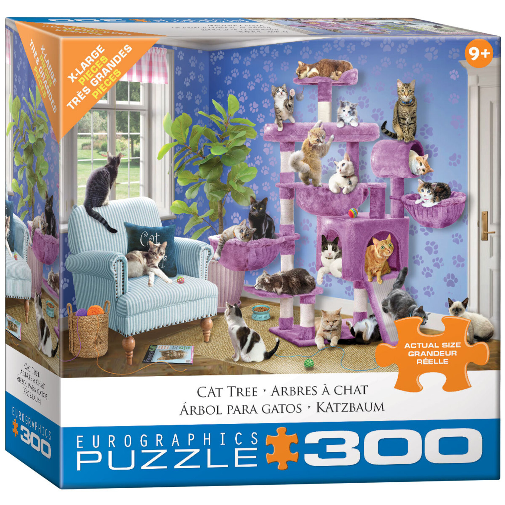 EuroGraphics Puzzles Cat Tree 300pc