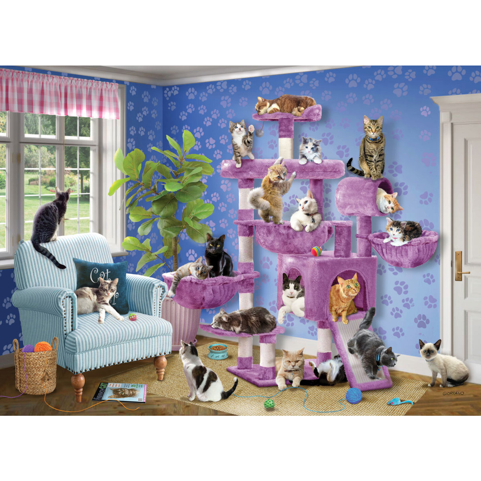 EuroGraphics Puzzles Cat Tree 300pc