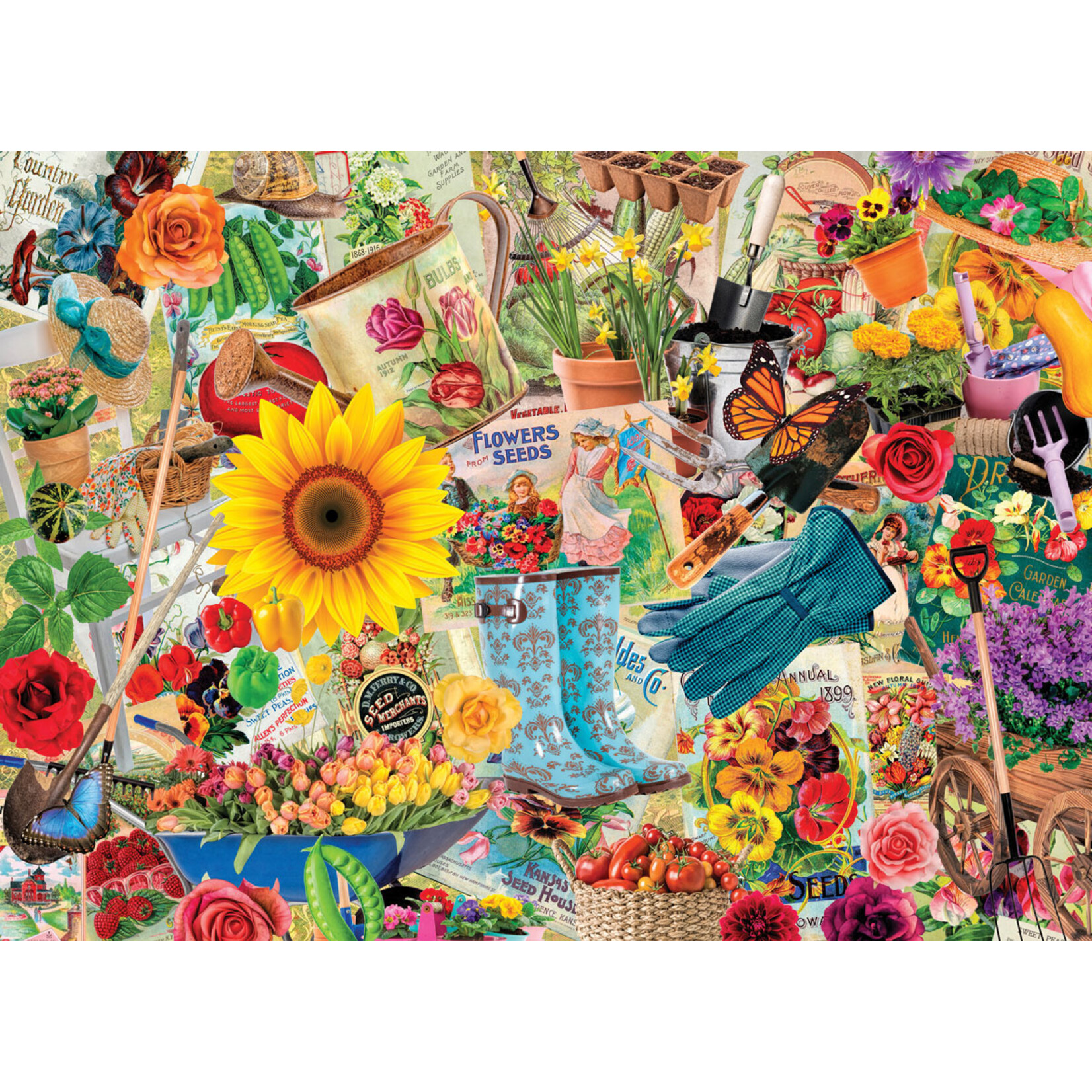 EuroGraphics Puzzles Flower Seeds 1000pc