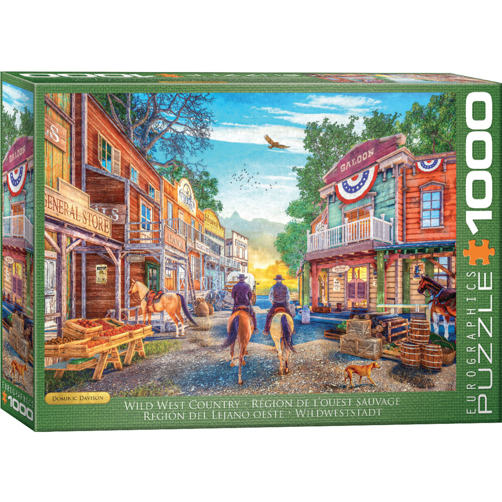 EuroGraphics Puzzles Wild West Country 1000pc