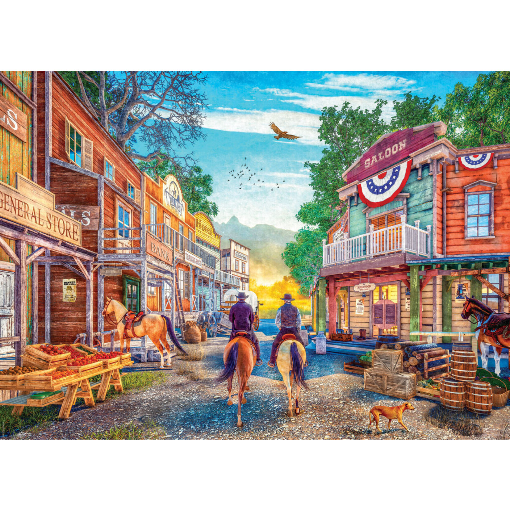 EuroGraphics Puzzles Wild West Country 1000pc