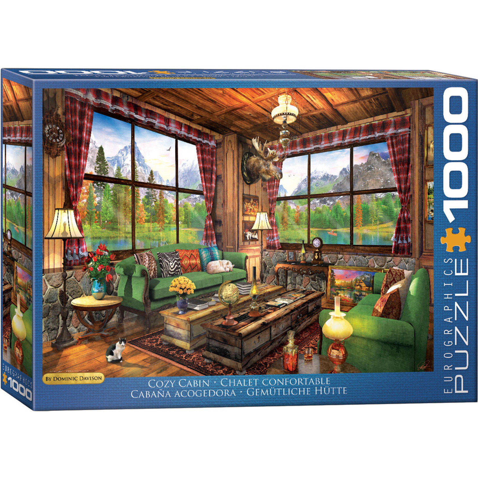 EuroGraphics Puzzles Cozy Cabin 1000pc