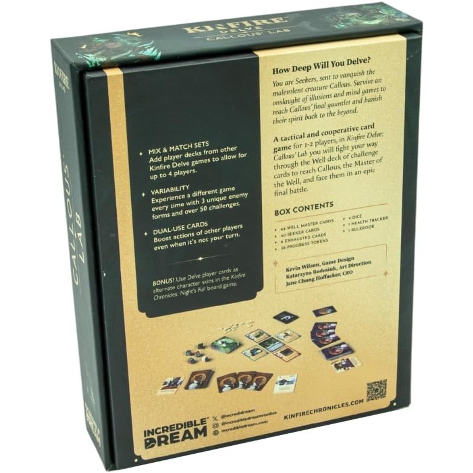 Incredible Dream Kinfire Delve: Callous' Lab