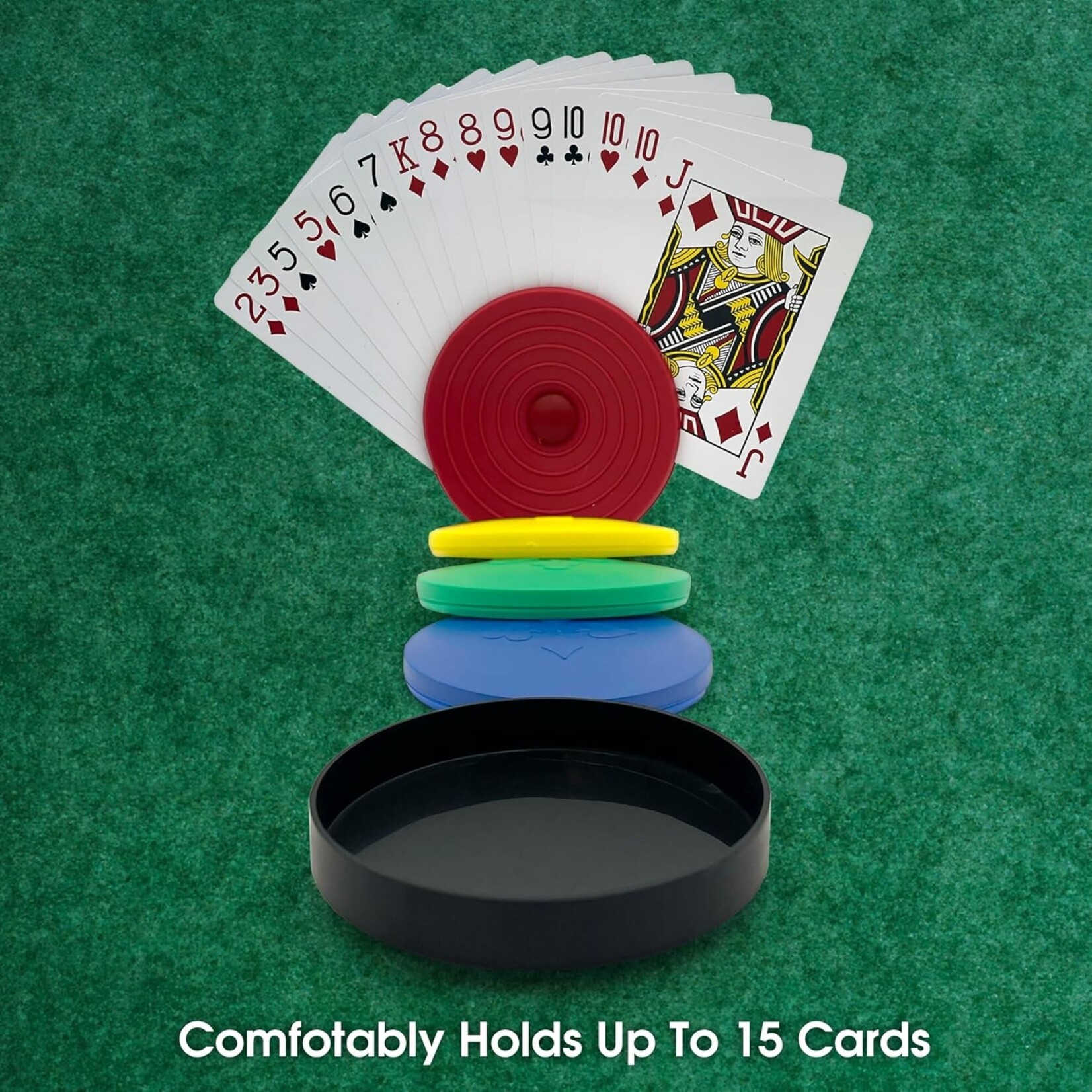 Everest Card Holder - Round with Black Case 4-Set