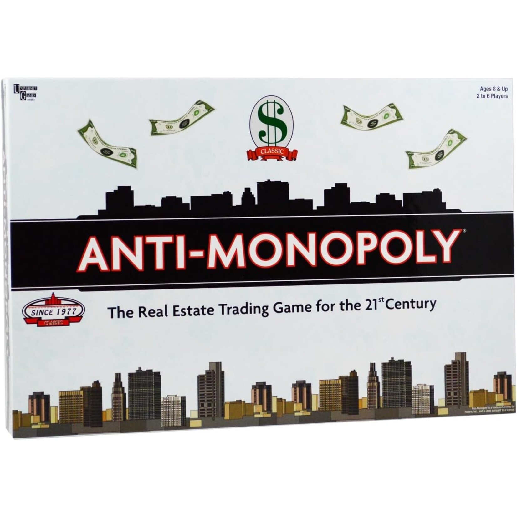 University Games Anti Monopoly Game