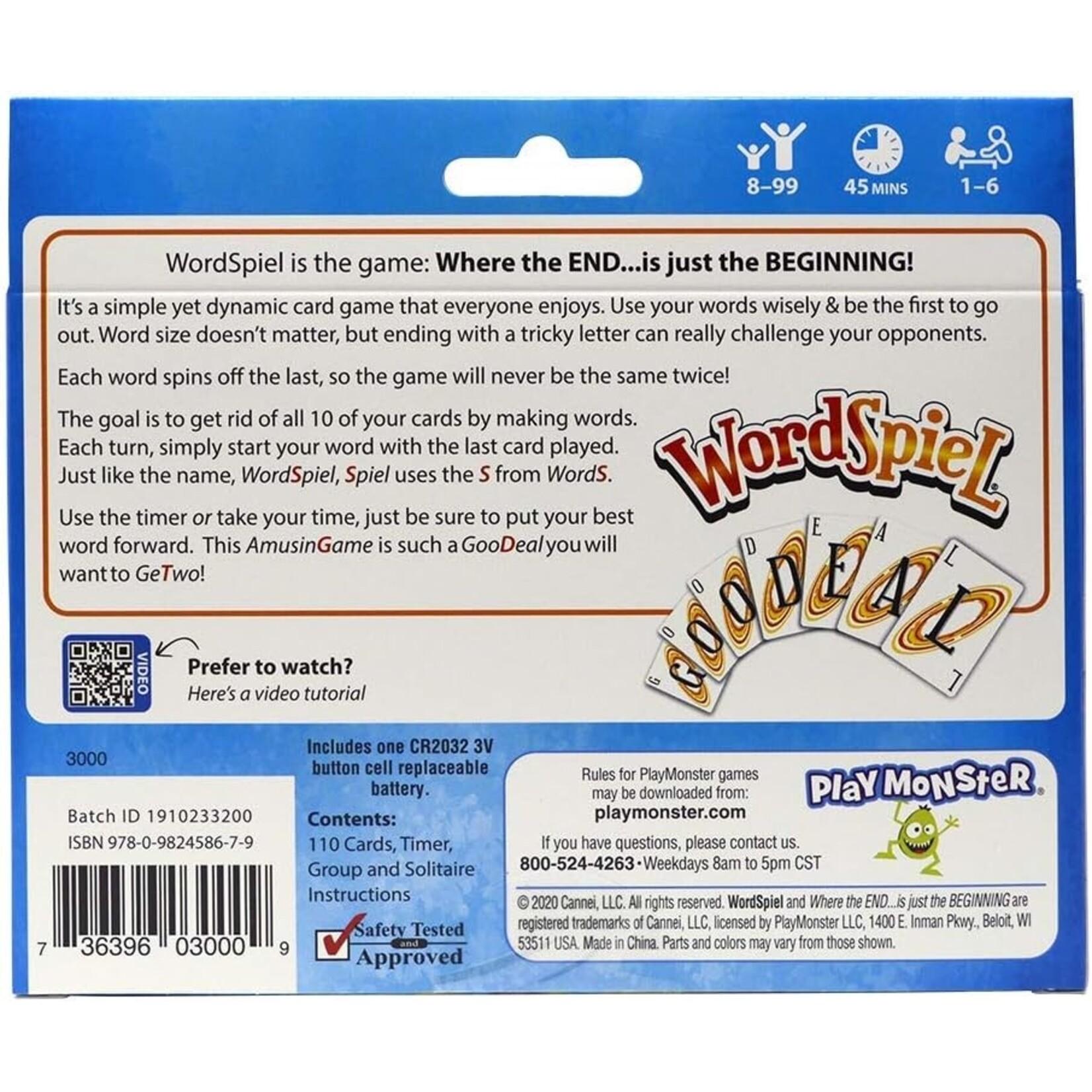 Set Enterprises WordSpiel Card Game