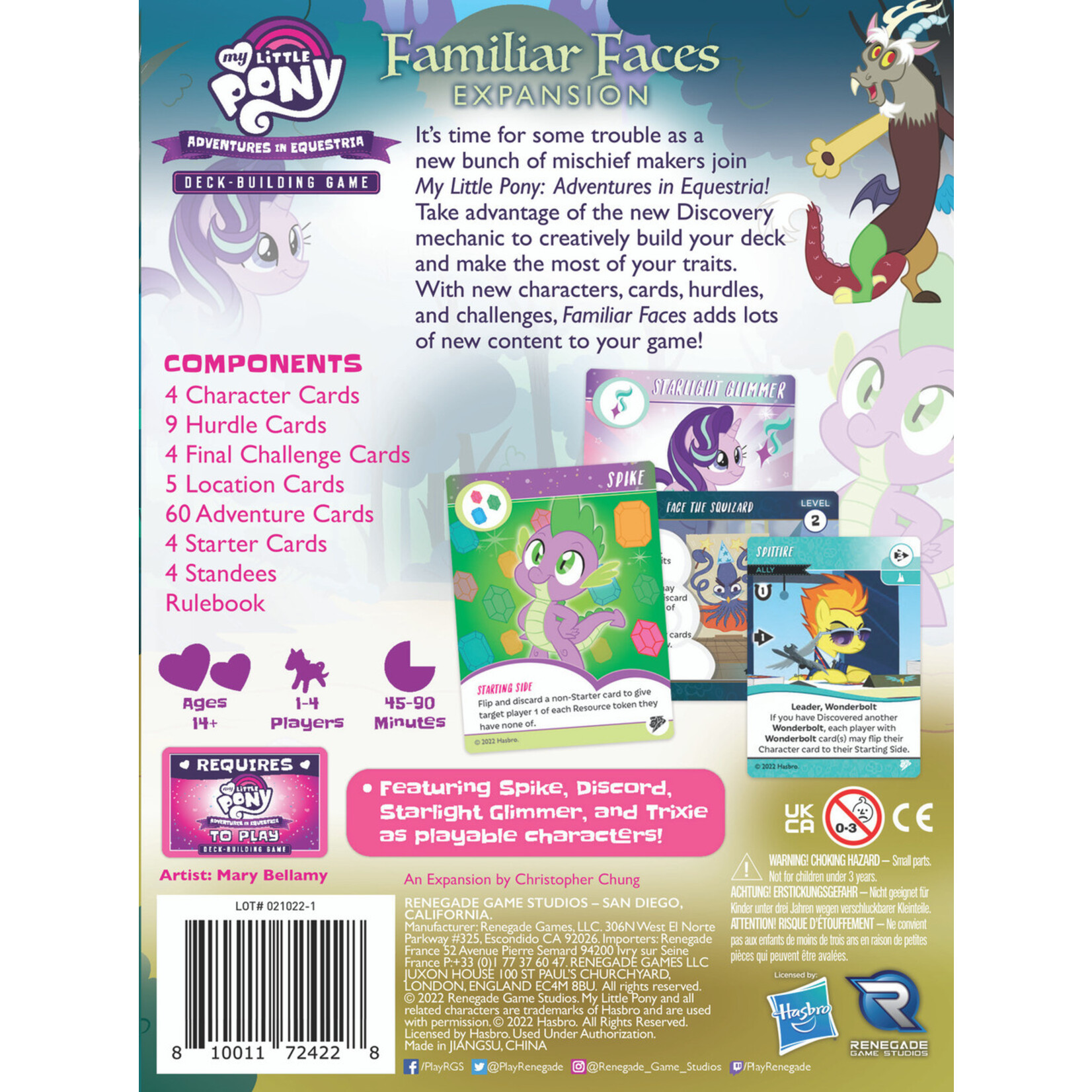 Renegade Games Studios Familiar Faces - My Little Pony: Adventures in Equestria DBG