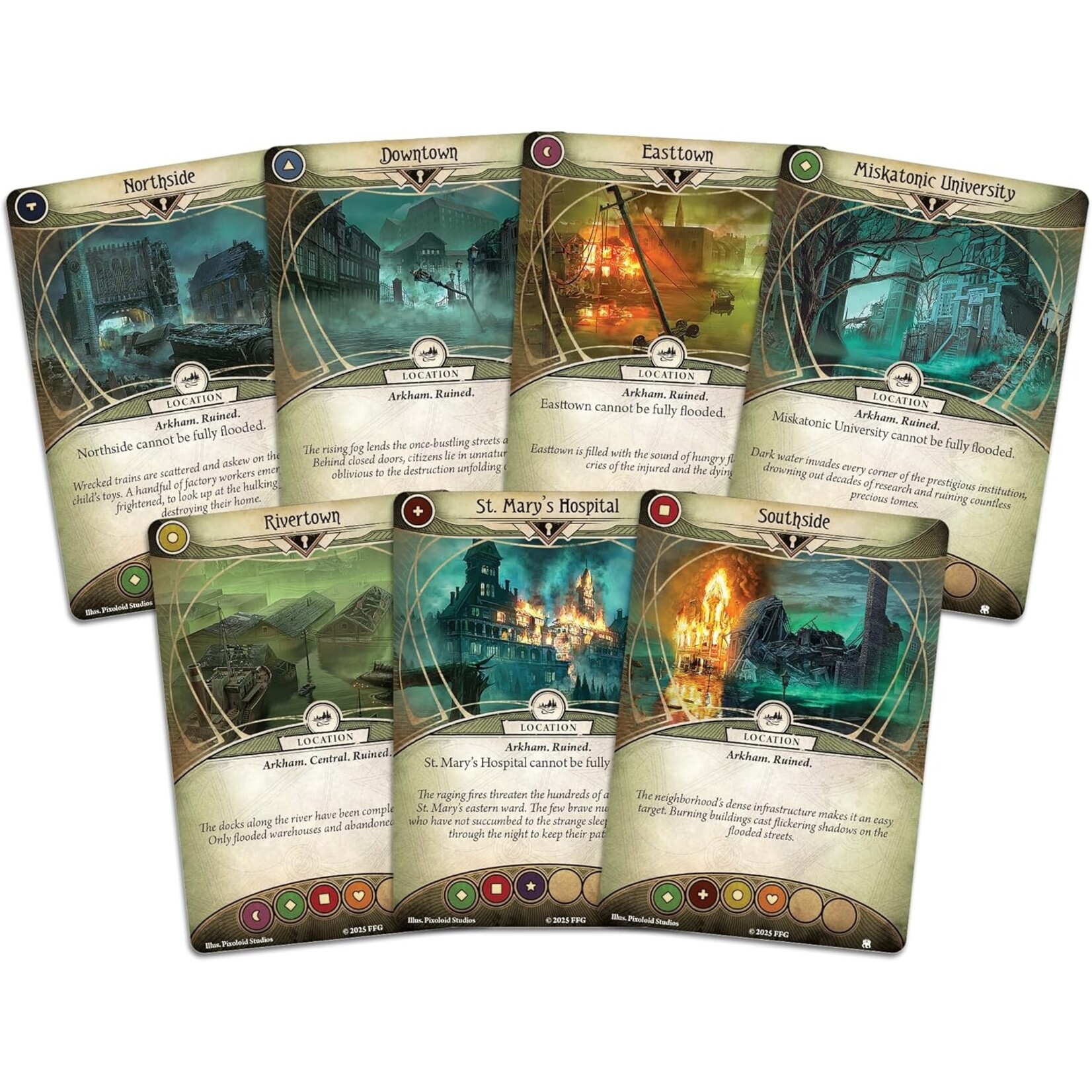 Fantasy Flight Publishing Arkham Horror: LCG: The Drowned City Campaign Expansion