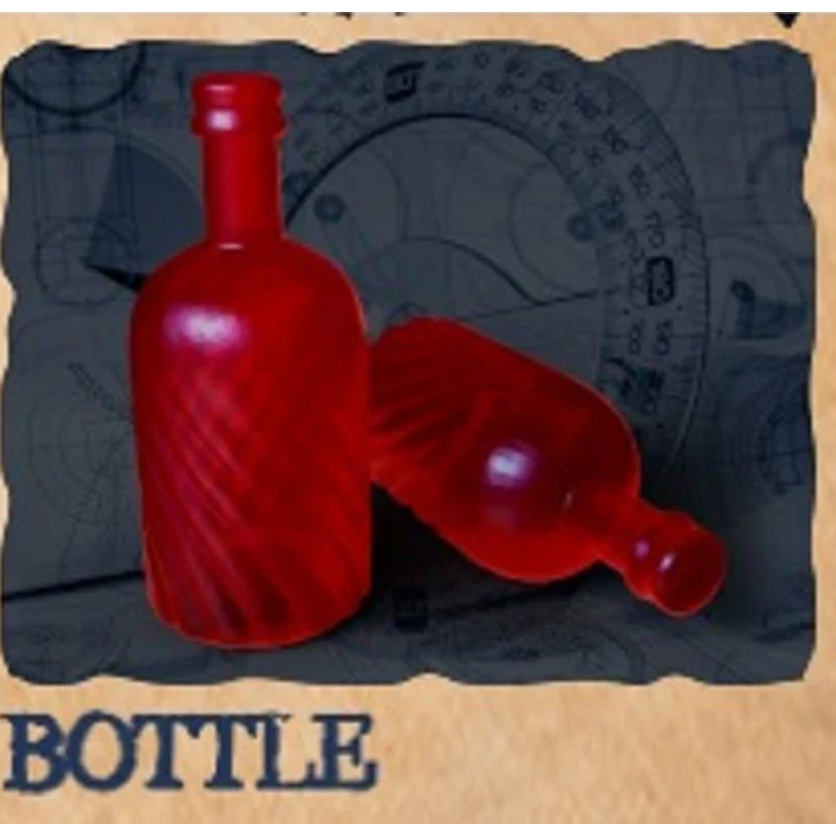Mayday Games Board Game Upgrade: Red Bottle - Painted Resin 10-pack Resource Tokens